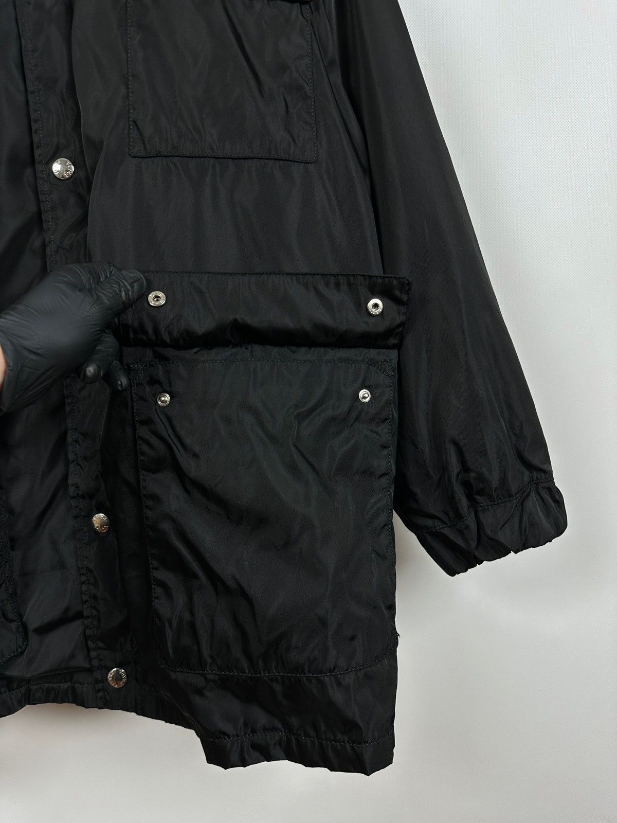 Prada Vintage Prada Nylon / Leather Jacket Coat + Lining Size US XL / EU 56 / 4 - 12 Thumbnail