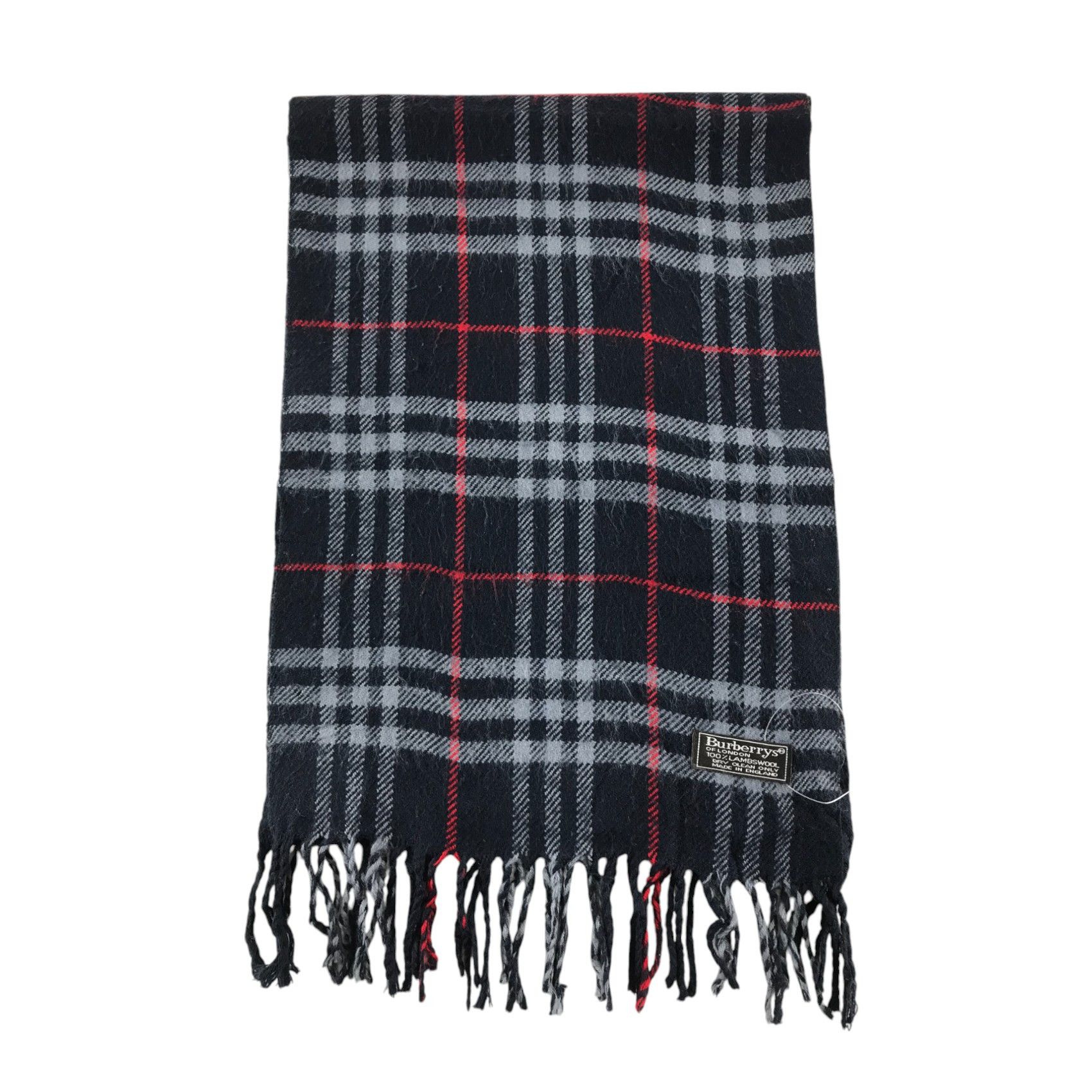 Burberry × Vintage Burberry Scarf / Muffler / Neckwear - WW2994 Size ONE SIZE - 2 Thumbnail