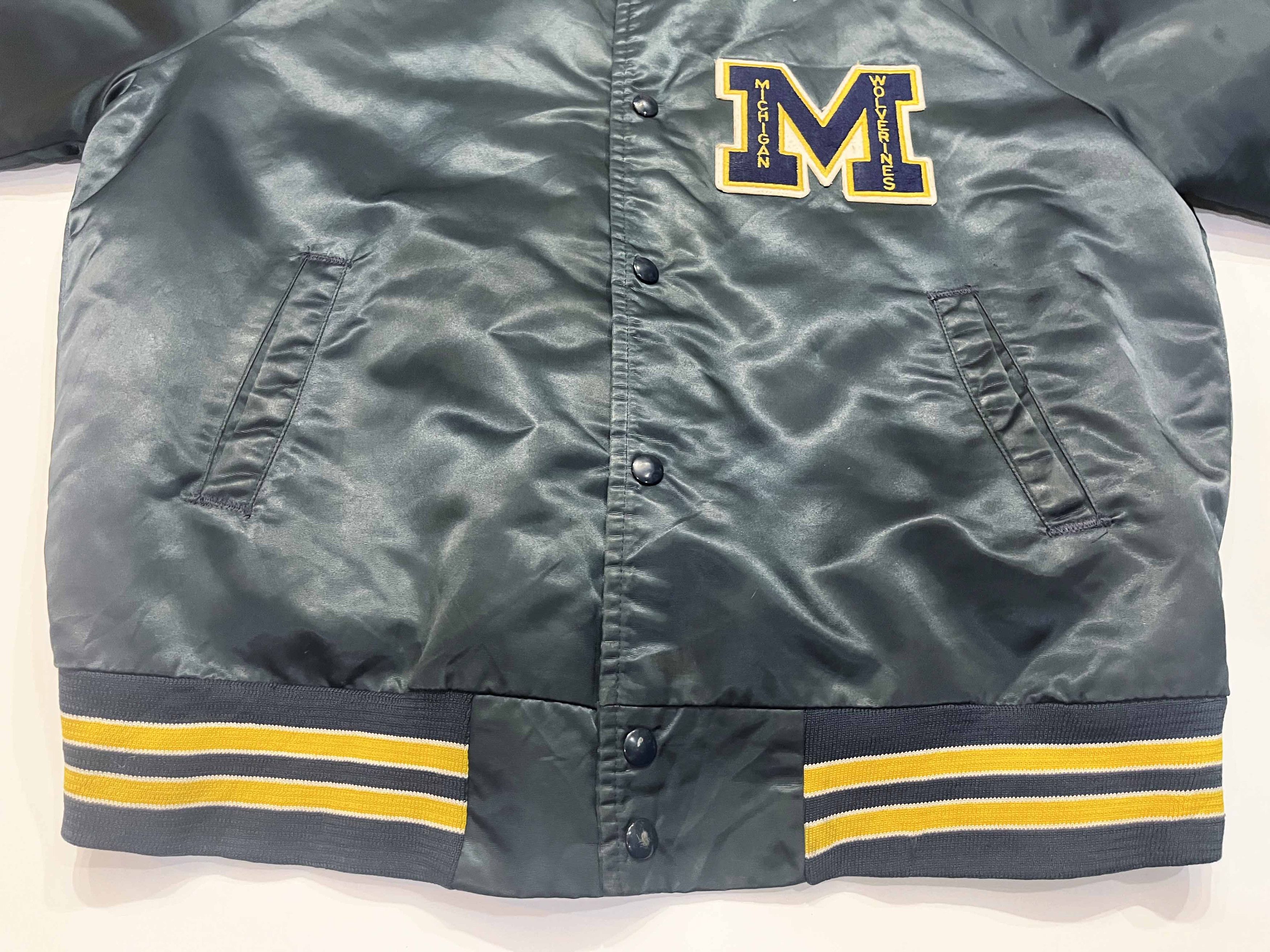 Chalk Line Vintage Chalk Line Michigan Wolverines NCAA Bomber Jacket Size US L / EU 52-54 / 3 - 7 Thumbnail