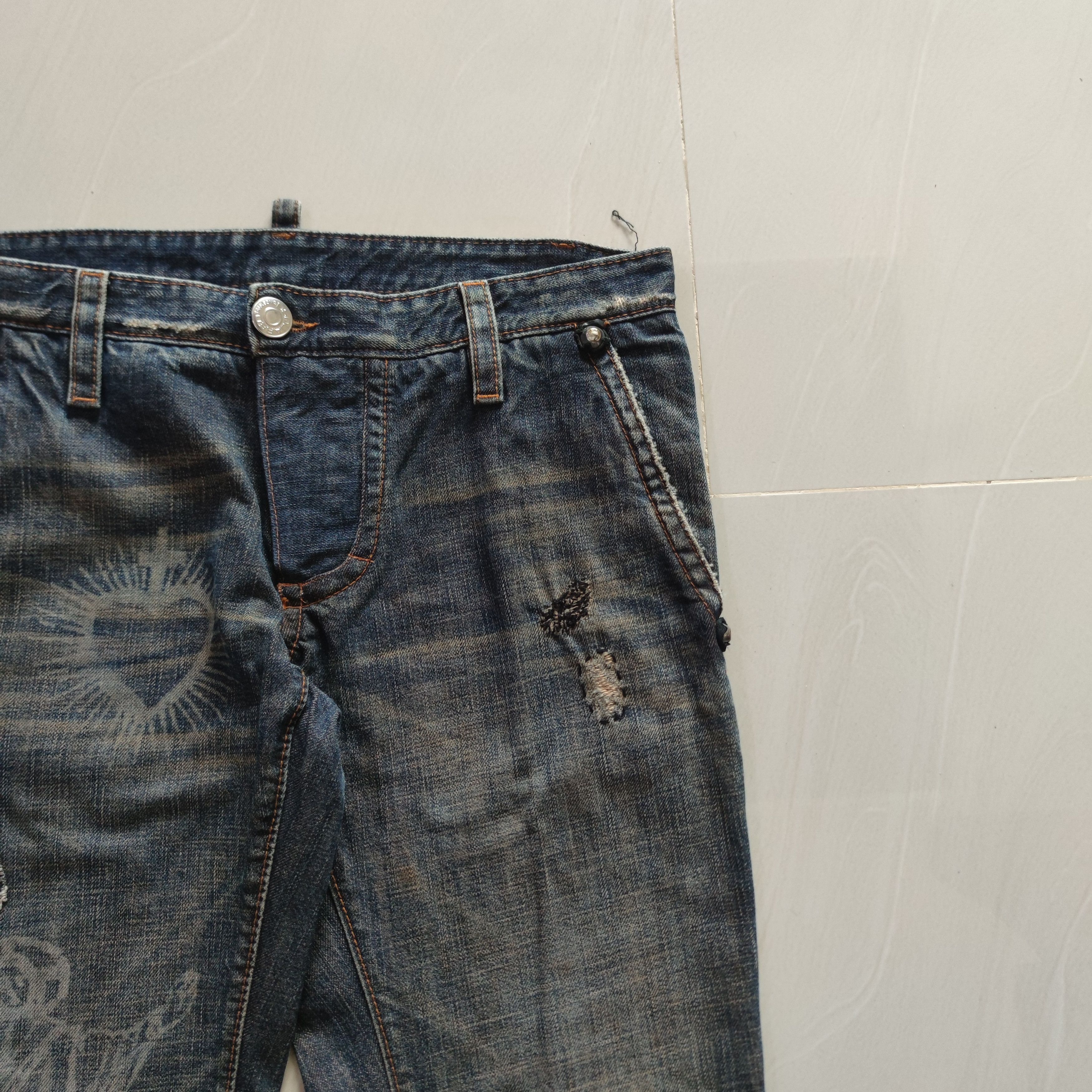 Dsquared2 DSQUARED RARE DESIGN JEAN Size US 34 / EU 50 - 2 Thumbnail