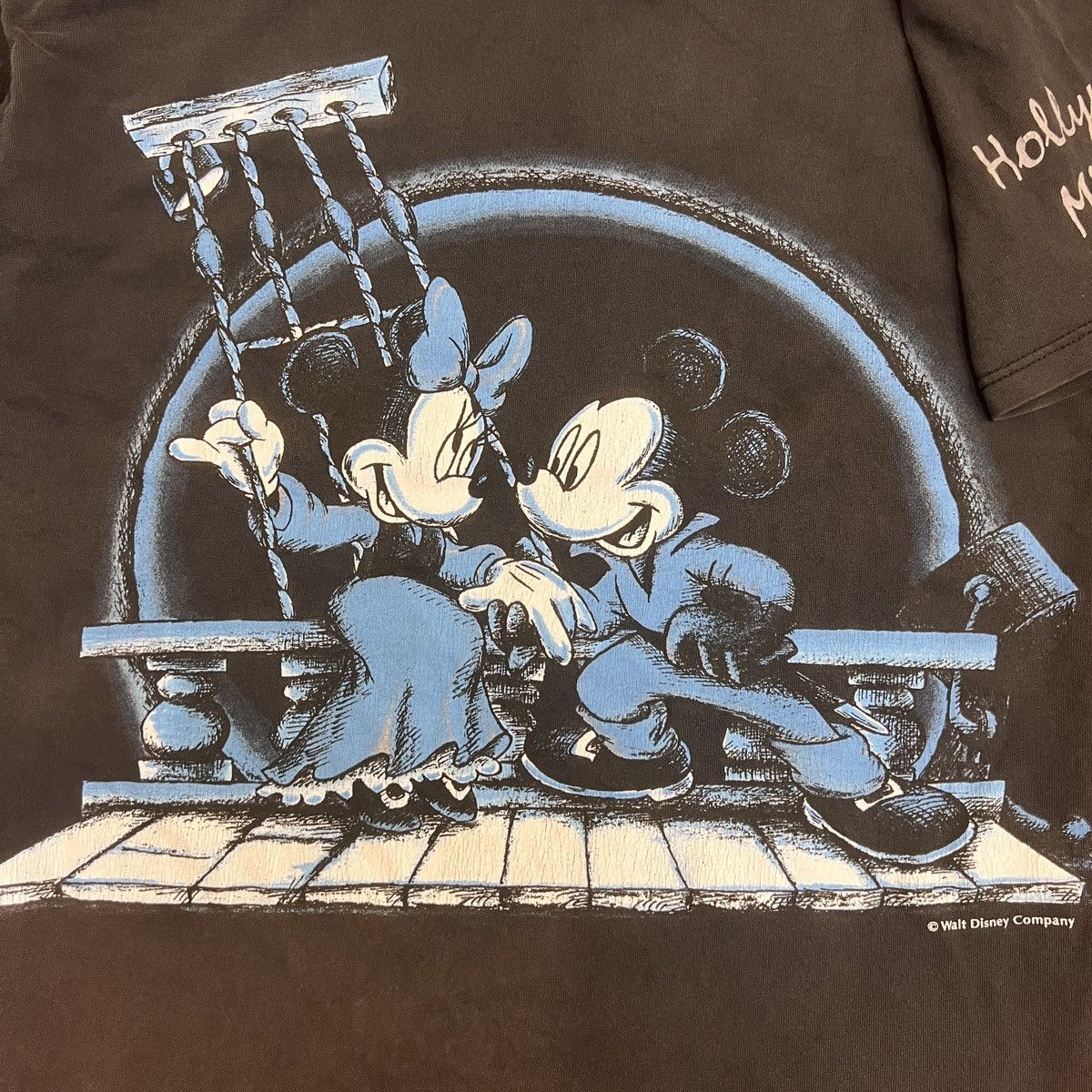 Mickey Mouse Vintage Mickey mouse&Minnie overprint Size US L / EU 52-54 / 3 - 3 Thumbnail