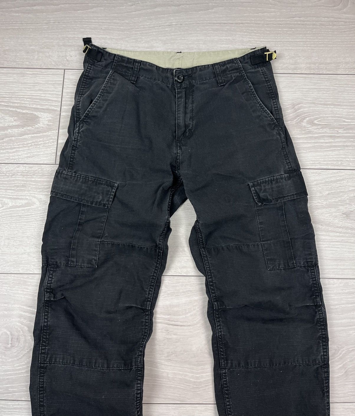 Carhartt Carhartt Aviation Black Cargo Pocket Pants Size US 30 / EU 46 - 5 Thumbnail