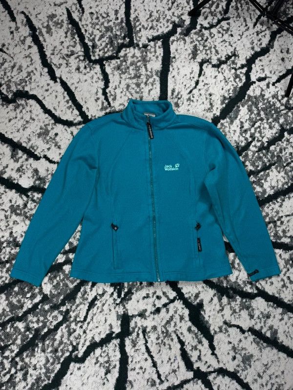 Jack Wolfskin Jack Wolfskin zip fleece blue L logo Size L / US 10 / IT 46 - 1 Thumbnail