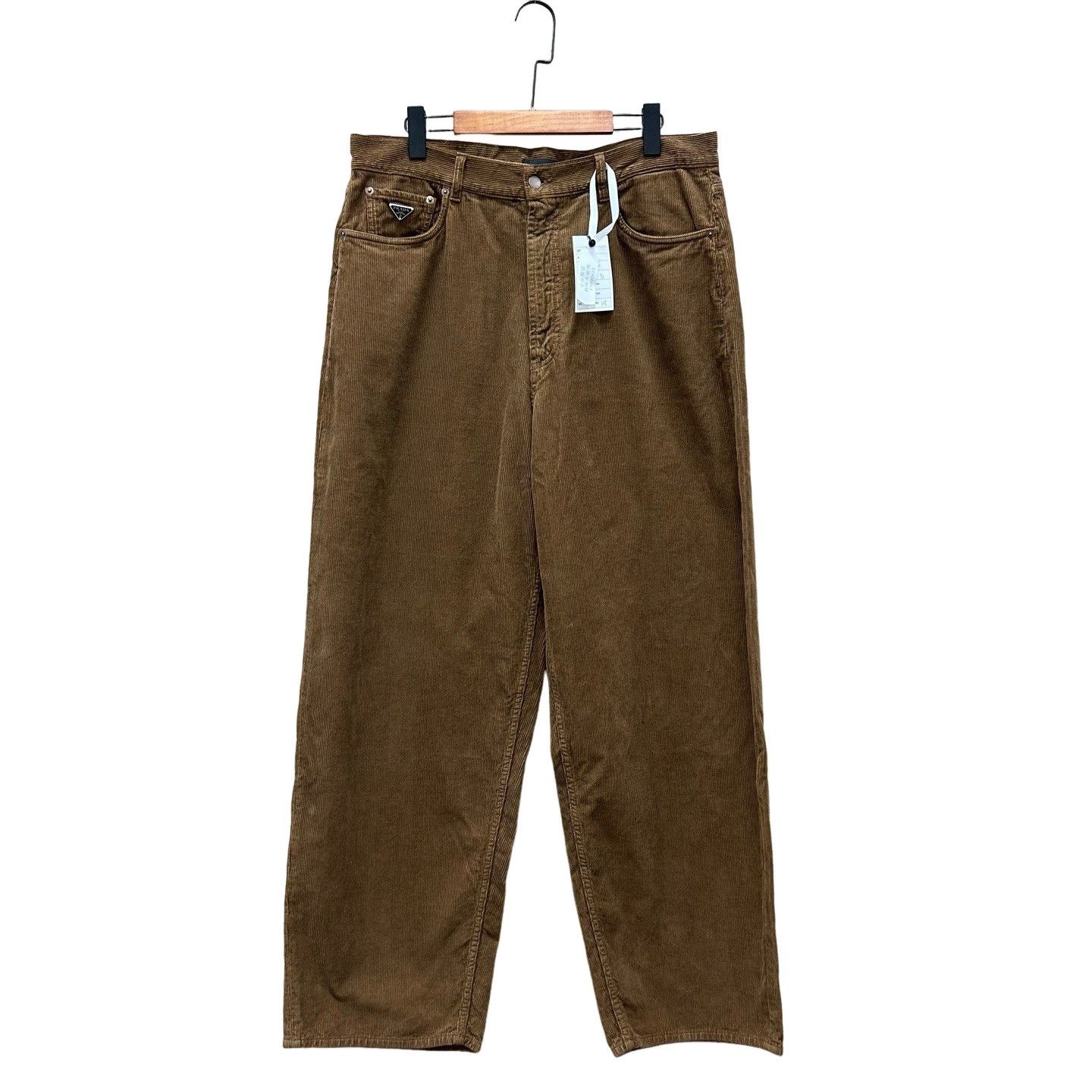Prada Prada Triangle Logo Corduroy Pants Size 36 Size US 36 / EU 52 - 1 Thumbnail