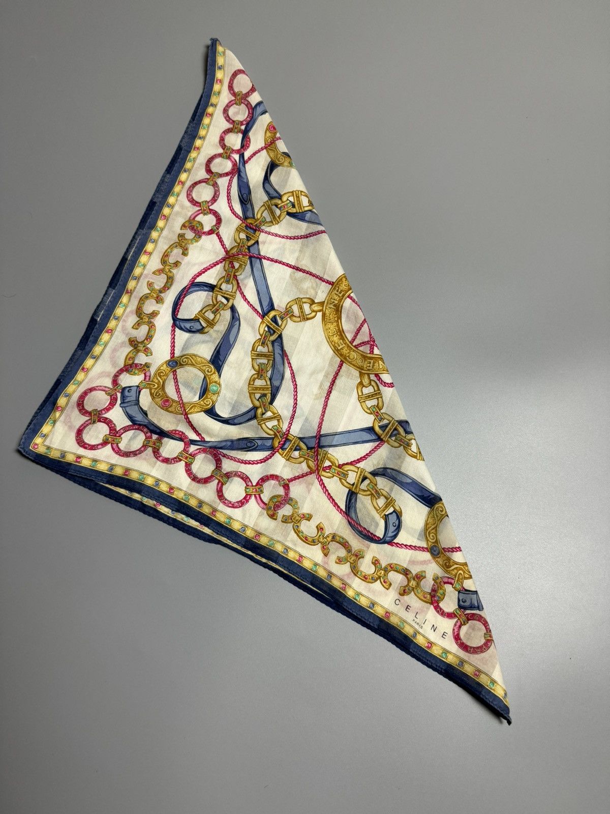 Celine CELINE Paris Vintage Handkerchief Bandana Size 36 - 1 Thumbnail