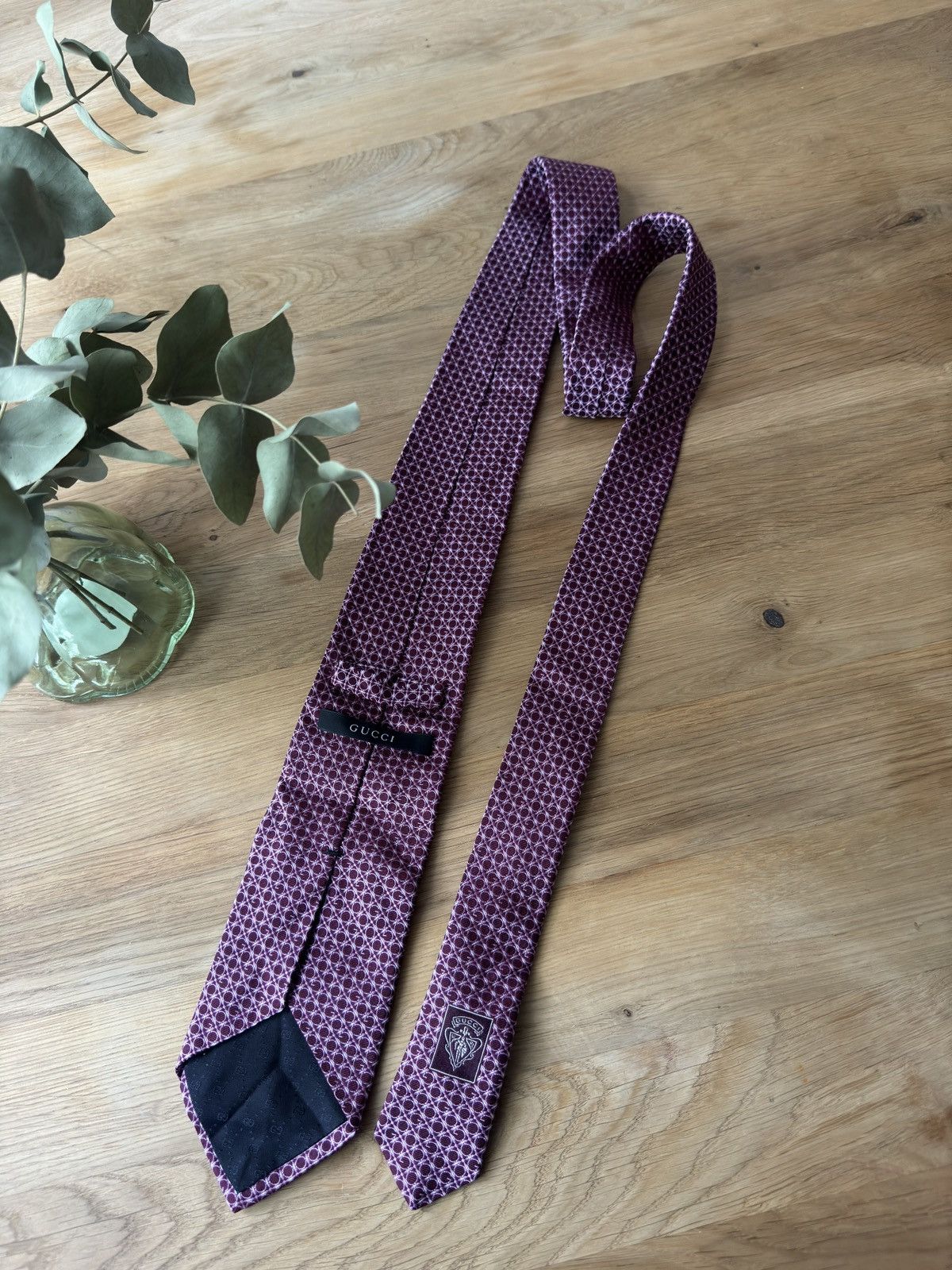 Gucci Gucci monogram tie Size ONE SIZE - 5 Thumbnail