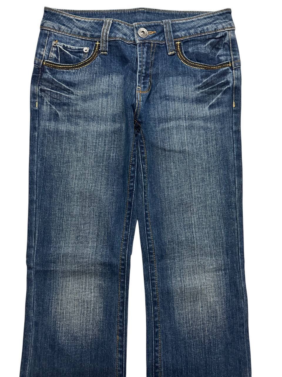 Designer 💥Flared💥Vintage Japanese Mudwash Bell Bottom Jeans Size US 29 - 3 Thumbnail
