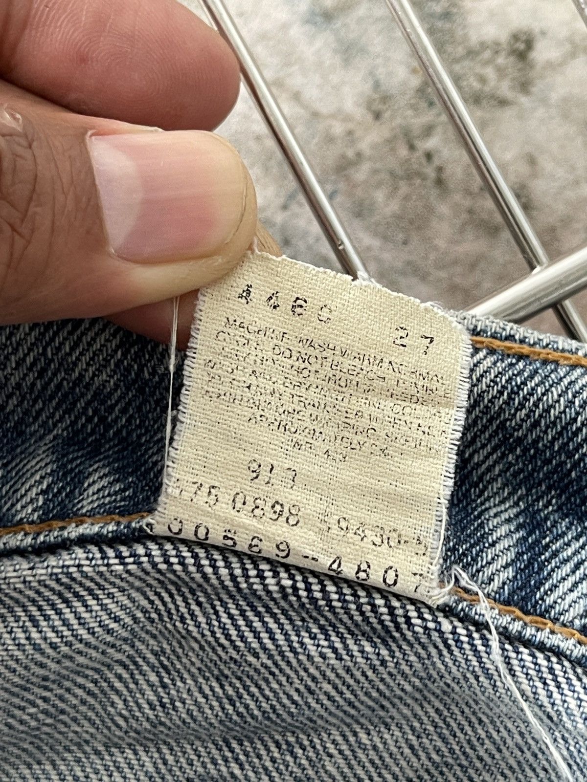 Levi's × Levi's Made & Crafted × Levi's Vintage Clothing Vintage Distressed Levis 569 e USA Wide Leg Size US 31 - 9 Thumbnail