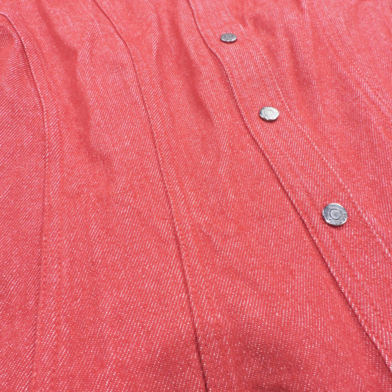 Gucci GUCCI BY TOM FORD RED DENIM JACKET Size M / US 6-8 / IT 42-44 - 8 Thumbnail