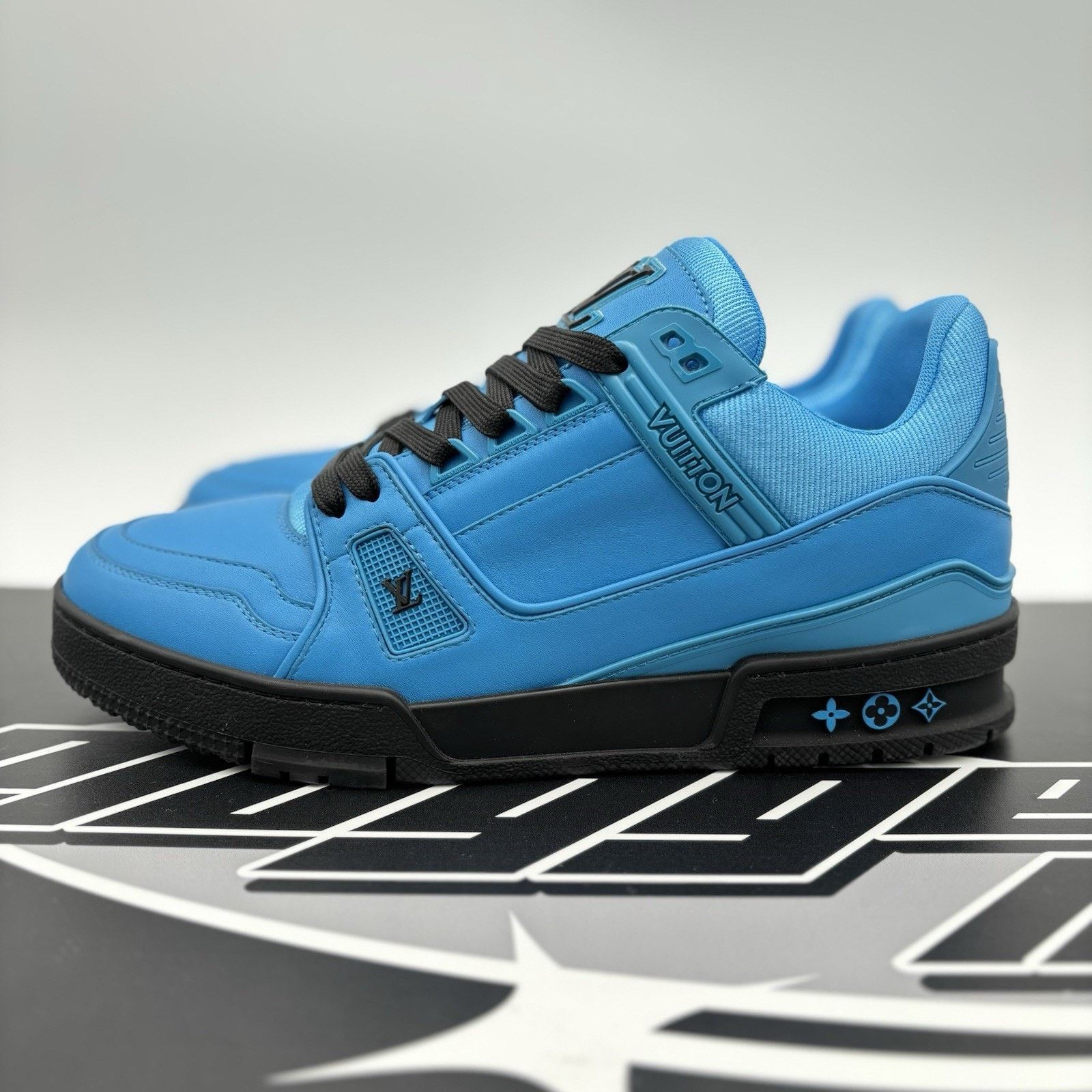 Louis Vuitton Louis Vuitton Virgil Abloh Trainer 'Blue Black' | Worn 1-3x Size US 8 / EU 41 - 1 Thumbnail