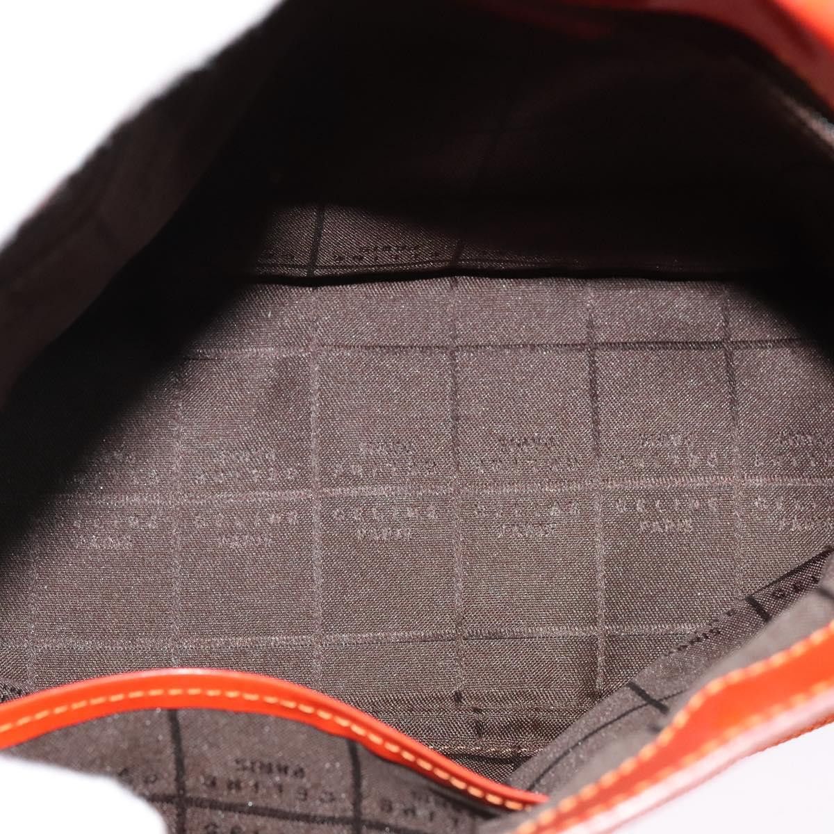 Celine CELINE Shoulder Bag Canvas Orange Silver Size ONE SIZE - 9 Thumbnail
