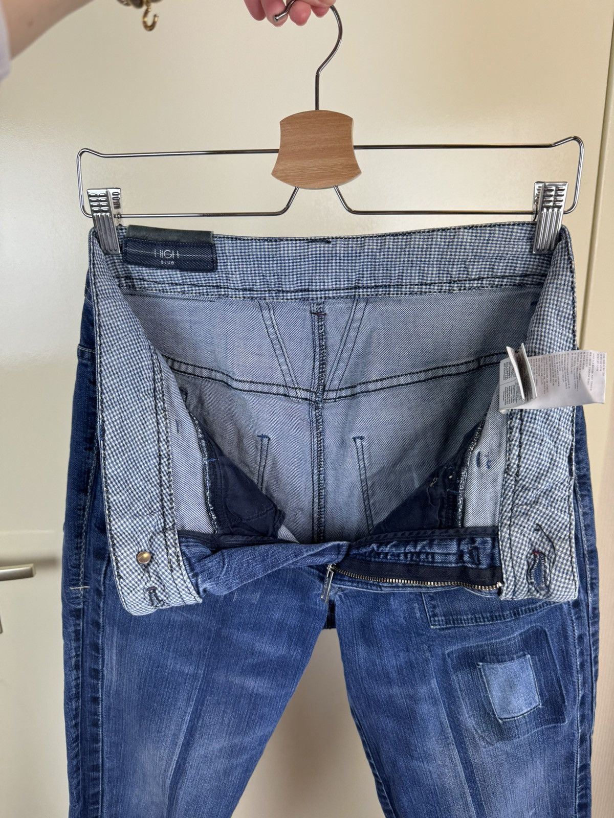 Rundholz High everyday couture distressed patches jeans mom boyfriend Size 32" / US 10 / IT 46 - 13 Thumbnail