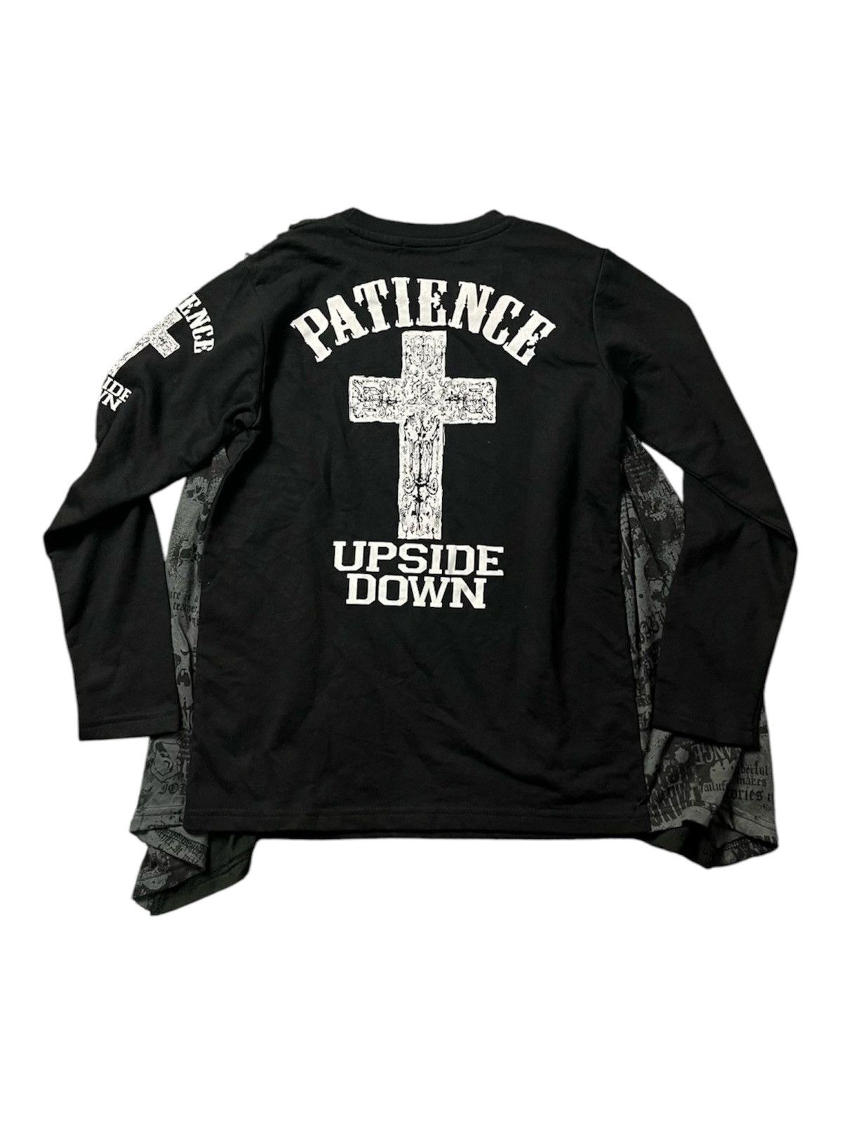 If Six Was Nine × Japanese Brand × Le Grande Bleu (L.G.B.) Space opera double layer cross skull tee Size US M / EU 48-50 / 2 - 2 Thumbnail