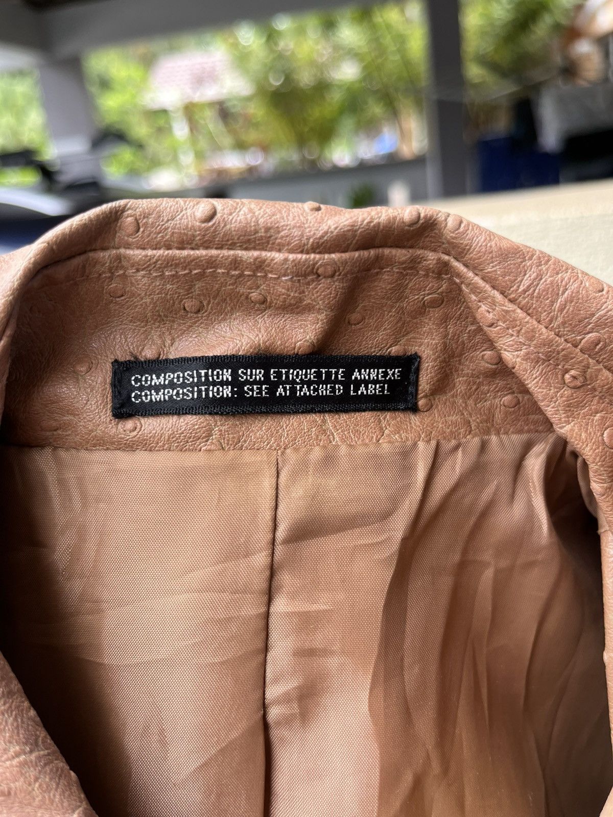 Japanese Brand Vintage INED pvc coat ostrich leather pattern Size M / US 6-8 / IT 42-44 - 9 Thumbnail