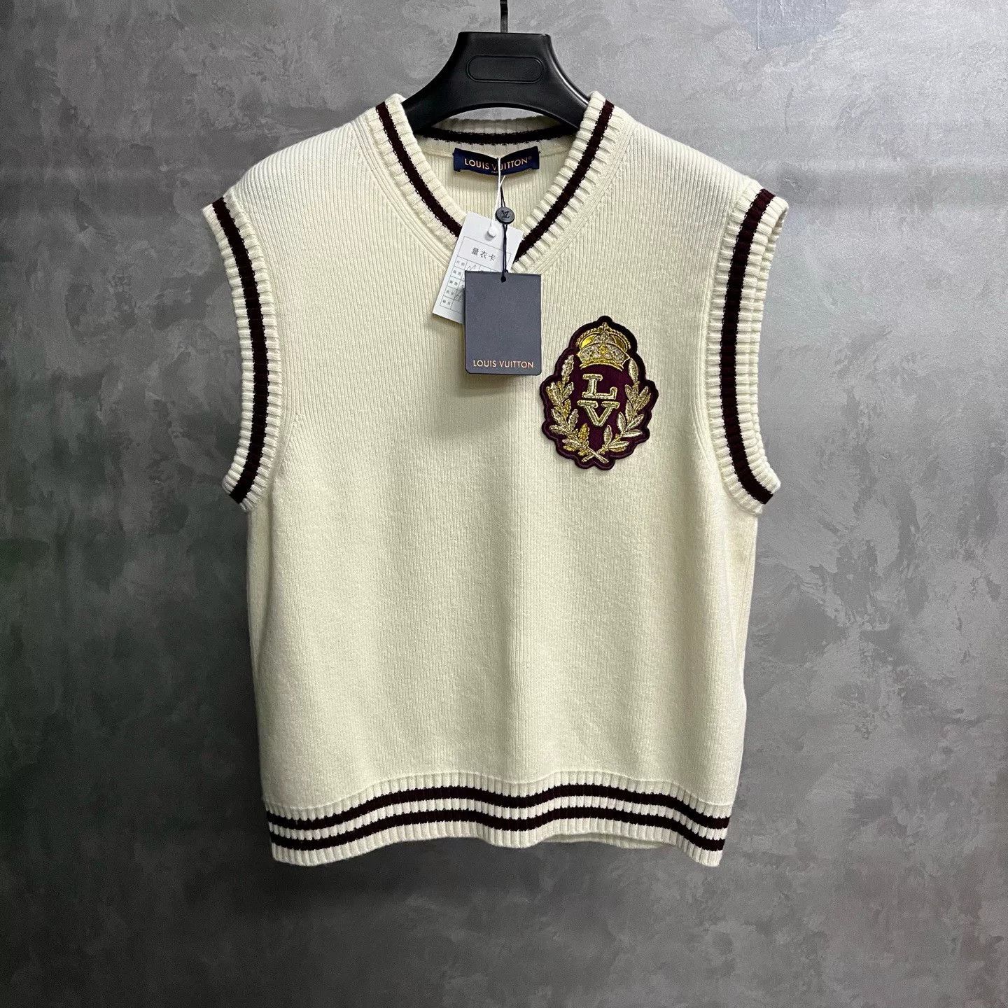 Louis Vuitton Louis Vuitton Wool Cotton White Tank Top m Men Size US M / EU 48-50 / 2 - 1 Thumbnail