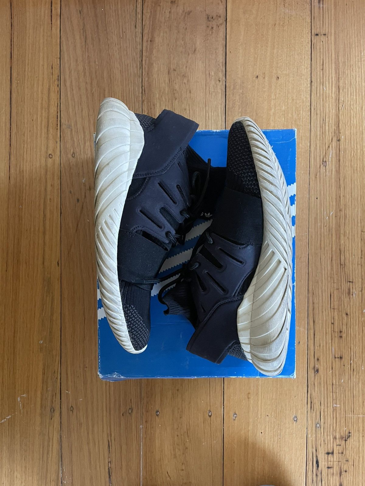 Adidas Adidas Tubular Doom Primeknit Core Black Size US 9 / EU 42 - 3 Thumbnail