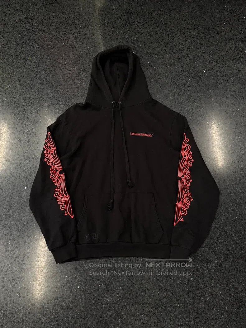 Chrome Hearts CHROME HEARTS Size XL Dark horseshoe printed hoodie Size US XL / EU 56 / 4 - 1 Thumbnail
