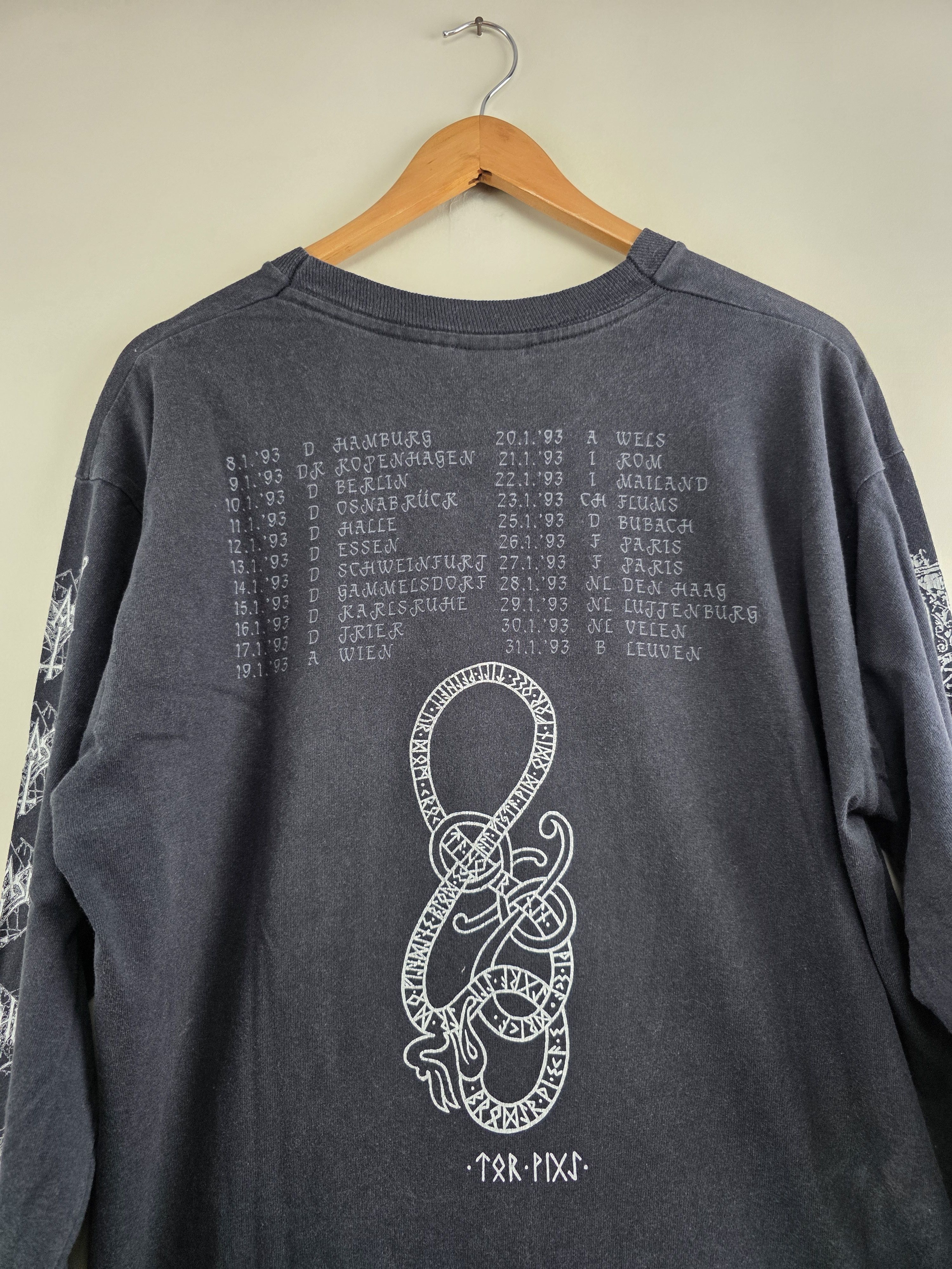Band Tees × Vintage 1993 Unleashed The Deep Tour Long-sleeved XL 23" 29.5" Size US XL / EU 56 / 4 - 7 Thumbnail