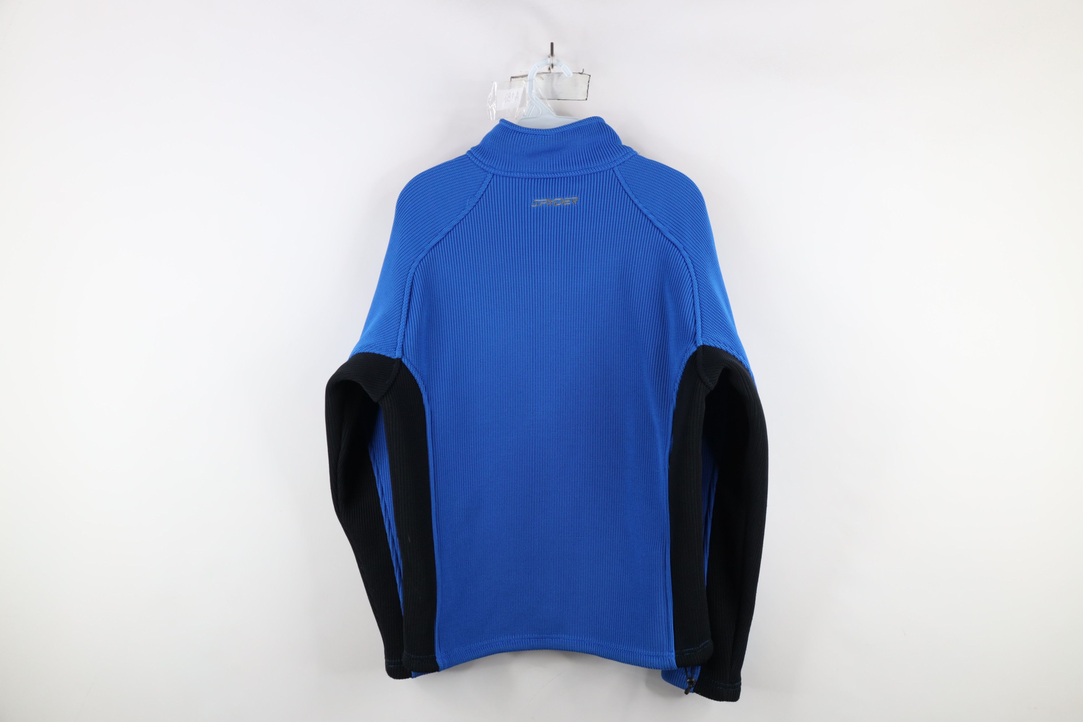 Spyder × Vintage Spyder Spell Out Heavyweight Ribbed Knit Ski Jacket Fleece Size US S / EU 44-46 / 1 - 14 Thumbnail