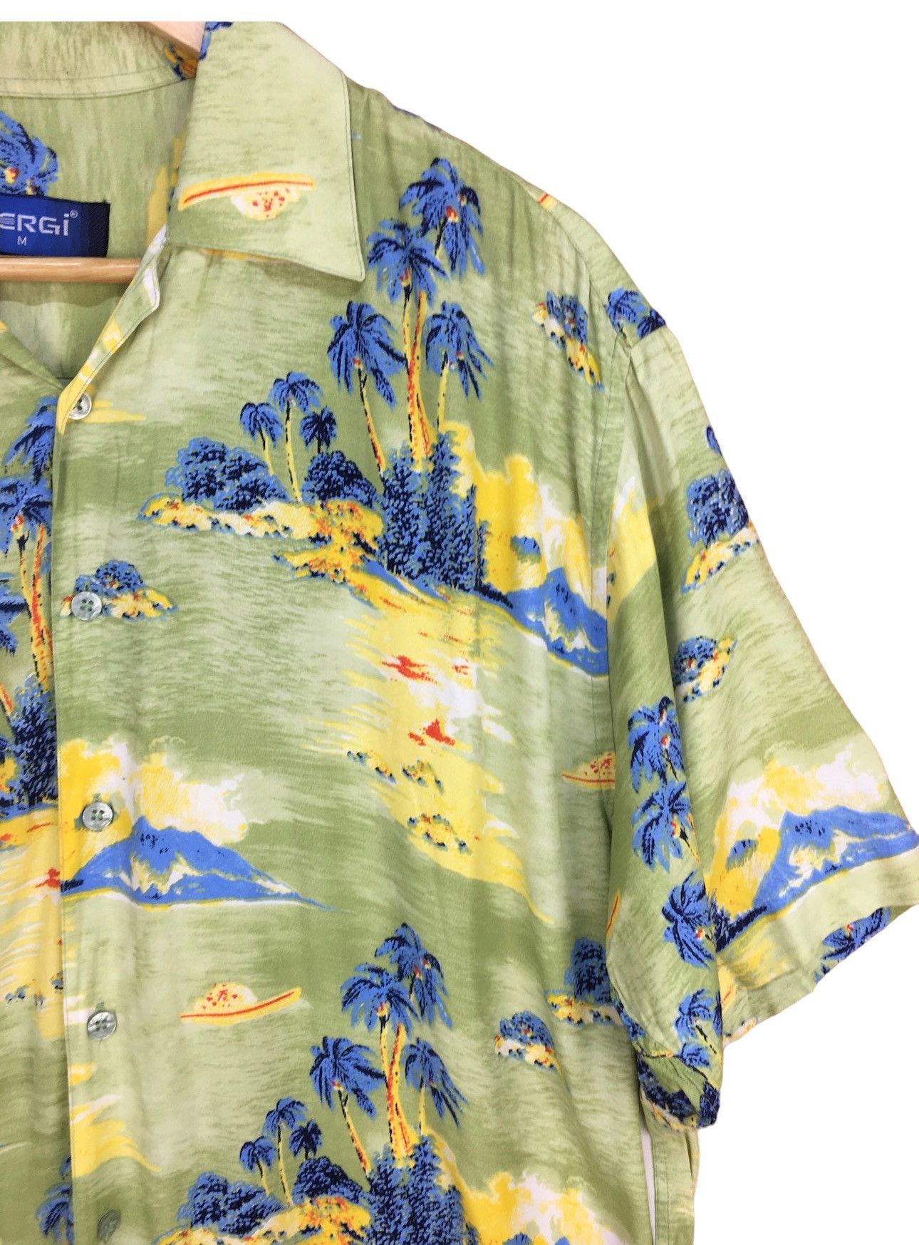Japanese Brand Japanese Hawaiian DERGI Rayon Crepe Camp Collar Shirt Size US M / EU 48-50 / 2 - 1 Thumbnail