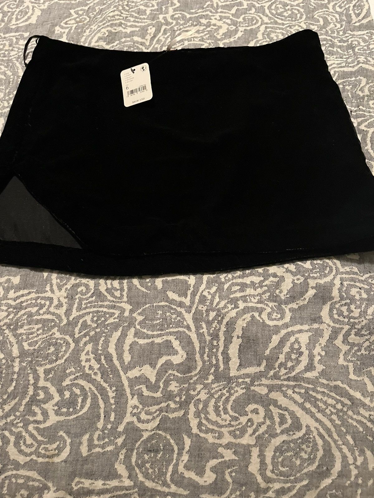 Free People Free people Annalise velvet mini skirt Size 28" / US 6 / IT 42 - 4 Thumbnail