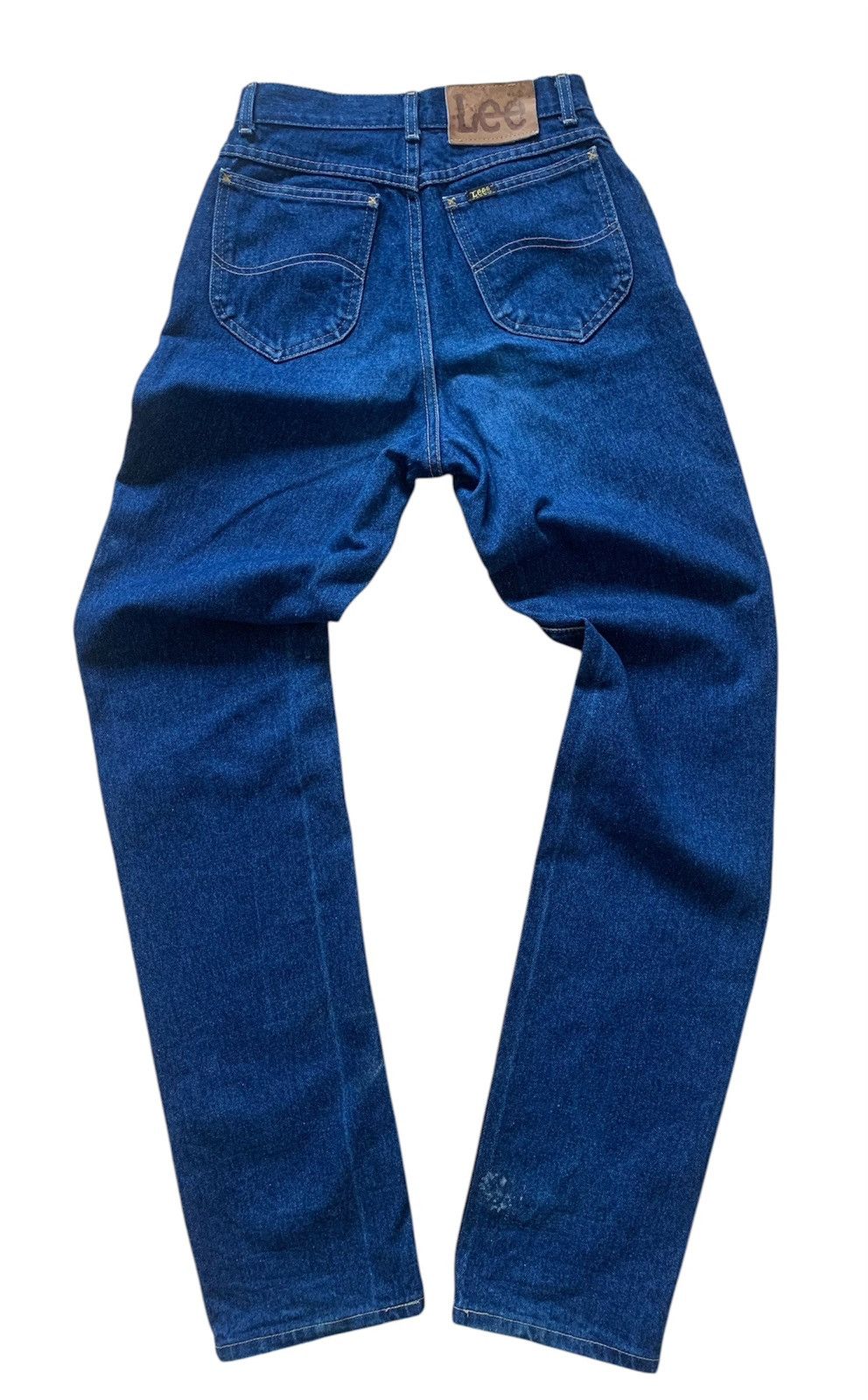Lee × Vintage Rare!! Vintage 80s Lee Talon42 Zipper Made In USA Denim Pant Size 24" / US 00 / IT 34 - 1 Thumbnail
