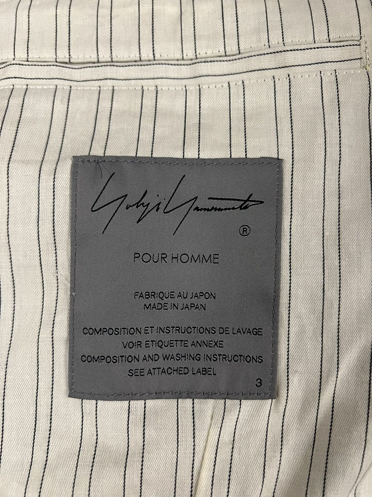 Yohji Yamamoto Yohji Yamamoto Pour Homme MELTON LAPEL STAND UP COLLAR VEST Size US L / EU 52-54 / 3 - 5 Thumbnail