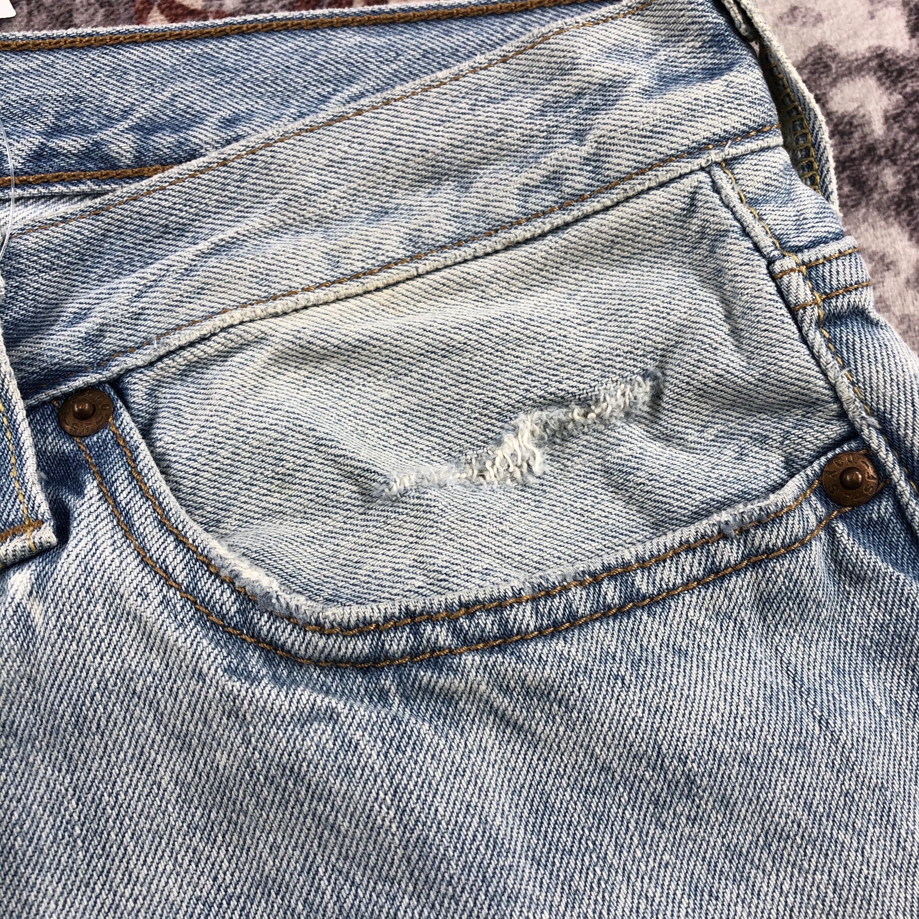 Levi's Vintage Light Wash Levis 501 Jeans-JM2278 Size US 34 / EU 50 - 9 Thumbnail