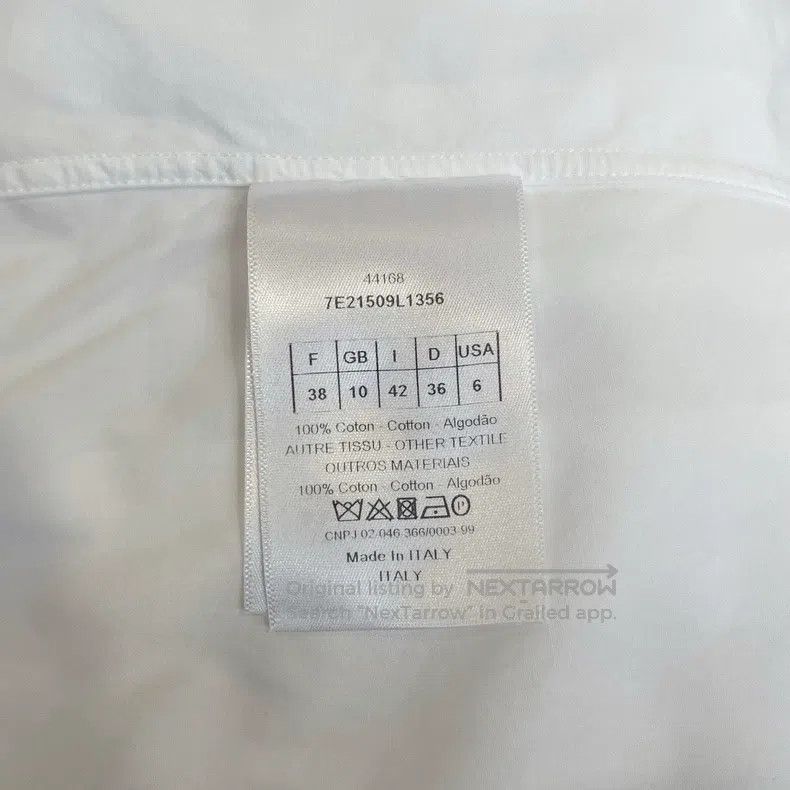 Dior Dior White long-sleeved shirt dress Size XS / US 0-2 / IT 36-38 - 6 Thumbnail