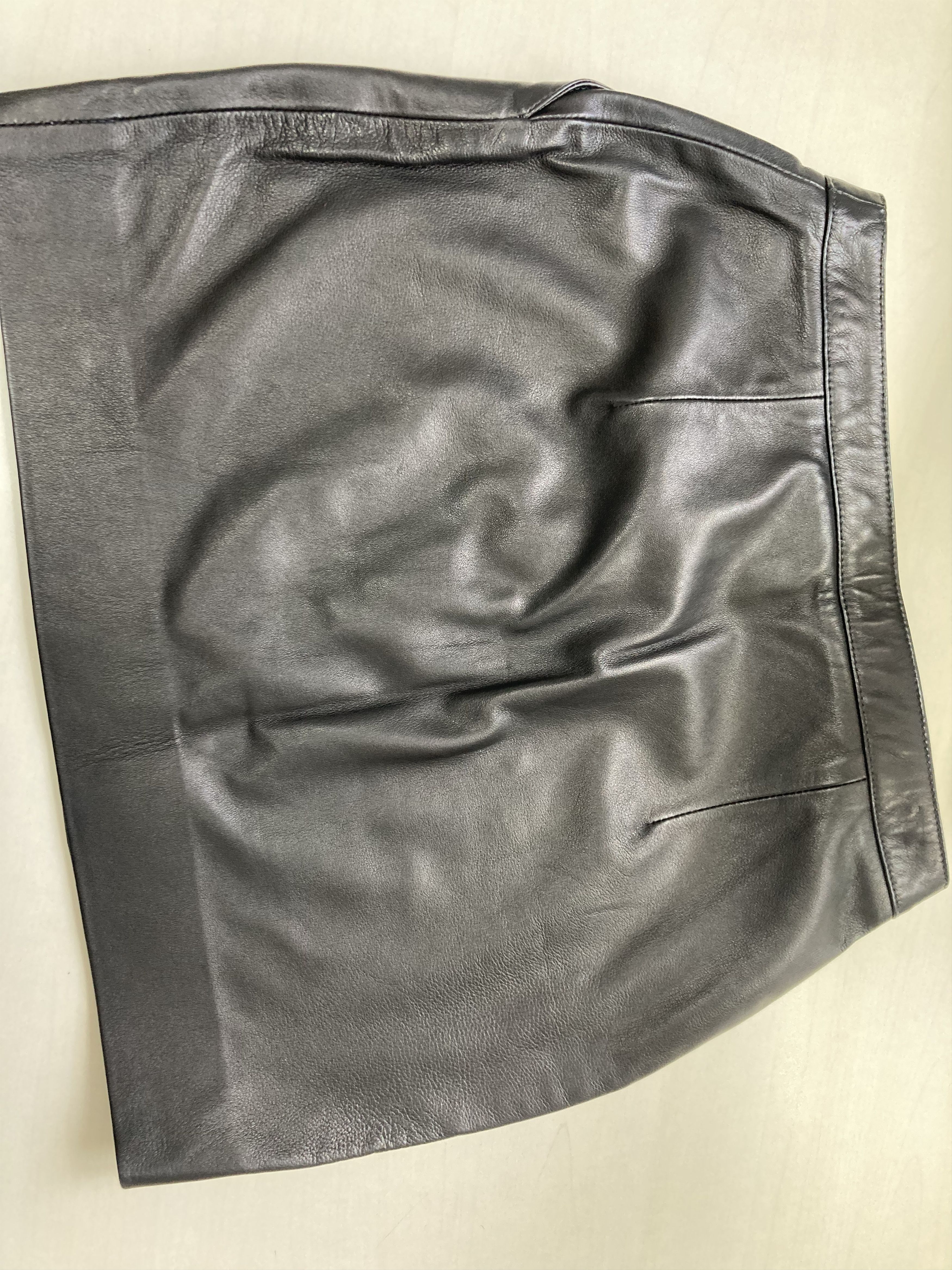 Chrome Hearts Chrome Hearts Black Leather Mini Skirt Size S / US 4 / IT 40 - 6 Thumbnail