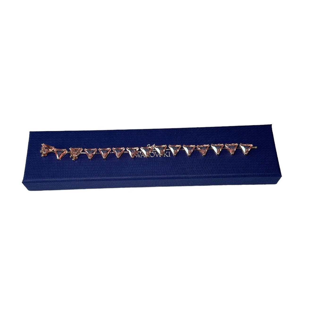 Swarovski Swarovski Ortyx bracelet Triangle cut, Pink, Rose Size ONE SIZE - 2 Thumbnail