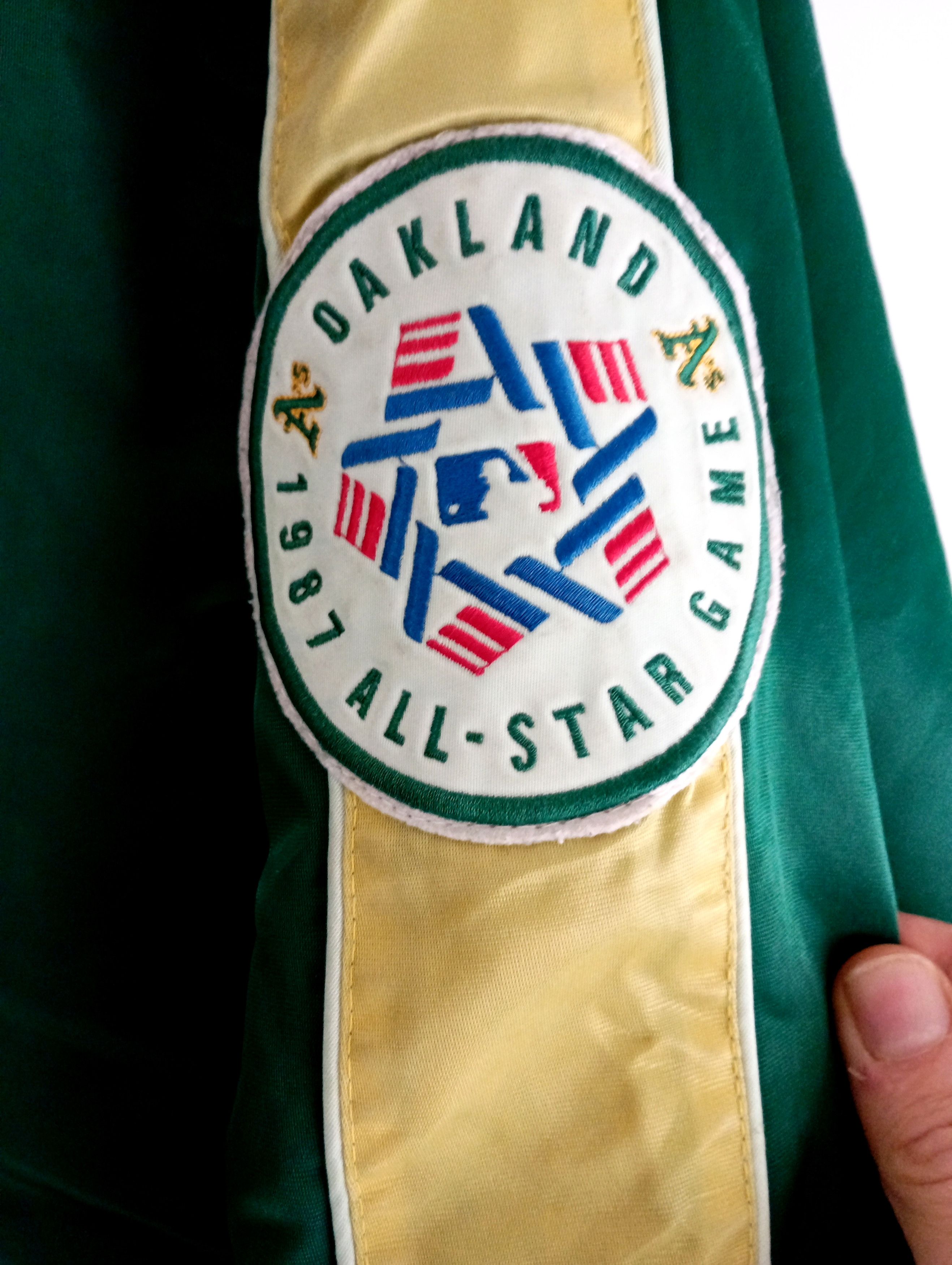 MLB Vintage Oakland Athletics Majestic Jacket Size US XL / EU 56 / 4 - 3 Thumbnail