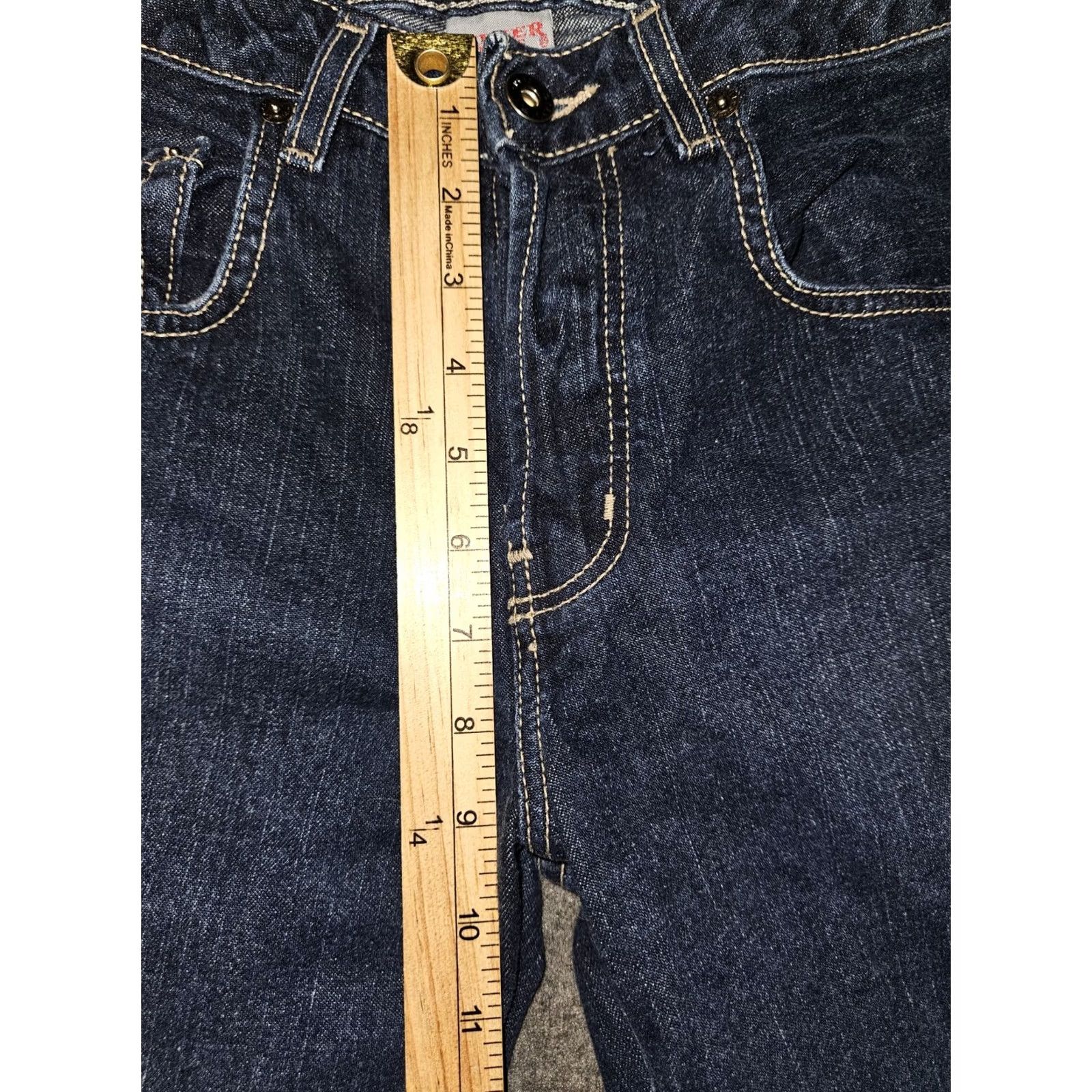 Silver Jeans Co. VINTAGE Silver Jeans Flare Blue Denim Mid Rise Button Fly 100% Cotton 28 Women's Size 28" / US 6 / IT 42 - 5 Thumbnail