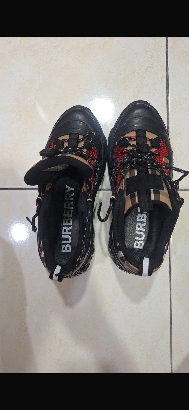 Burberry Burberry arthur vintage chunky sneakers unisex Size US 5 / EU 37 - 5 Thumbnail