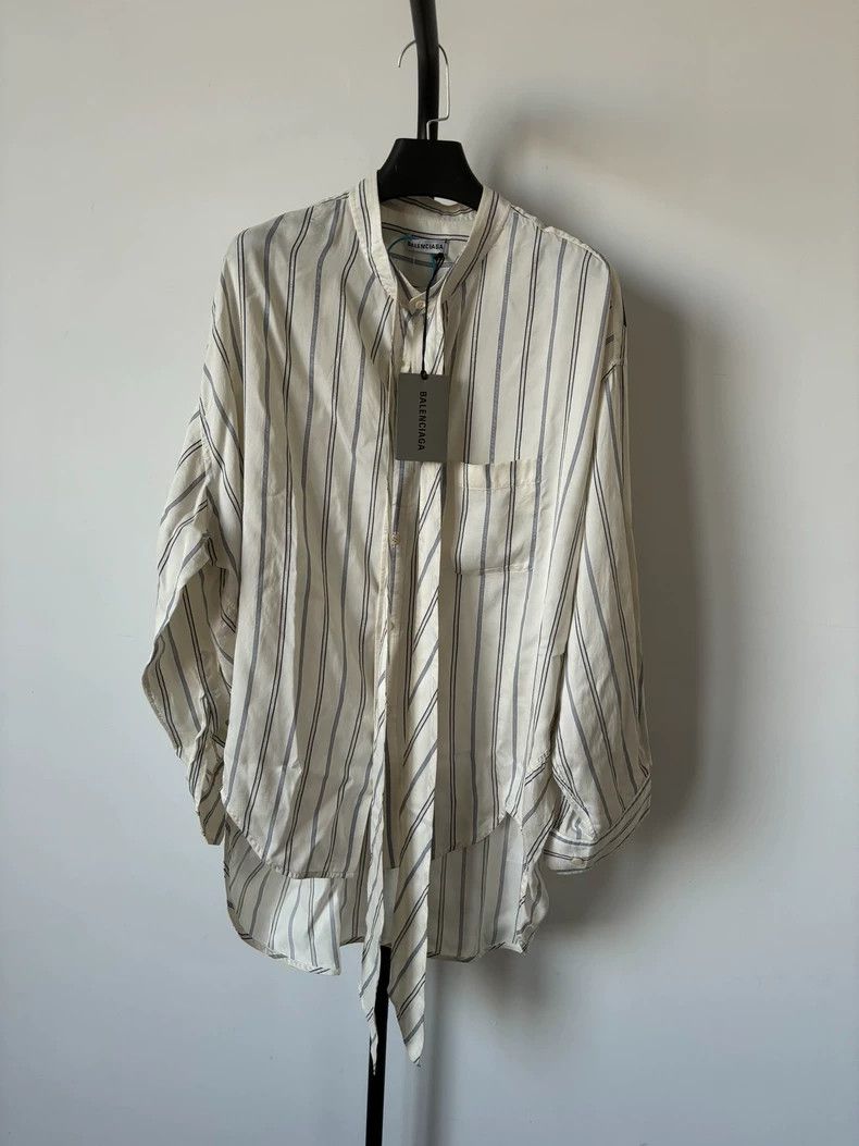 Balenciaga Balenciaga size 34 Back logo shirt Size US M / EU 48-50 / 2 - 2 Thumbnail
