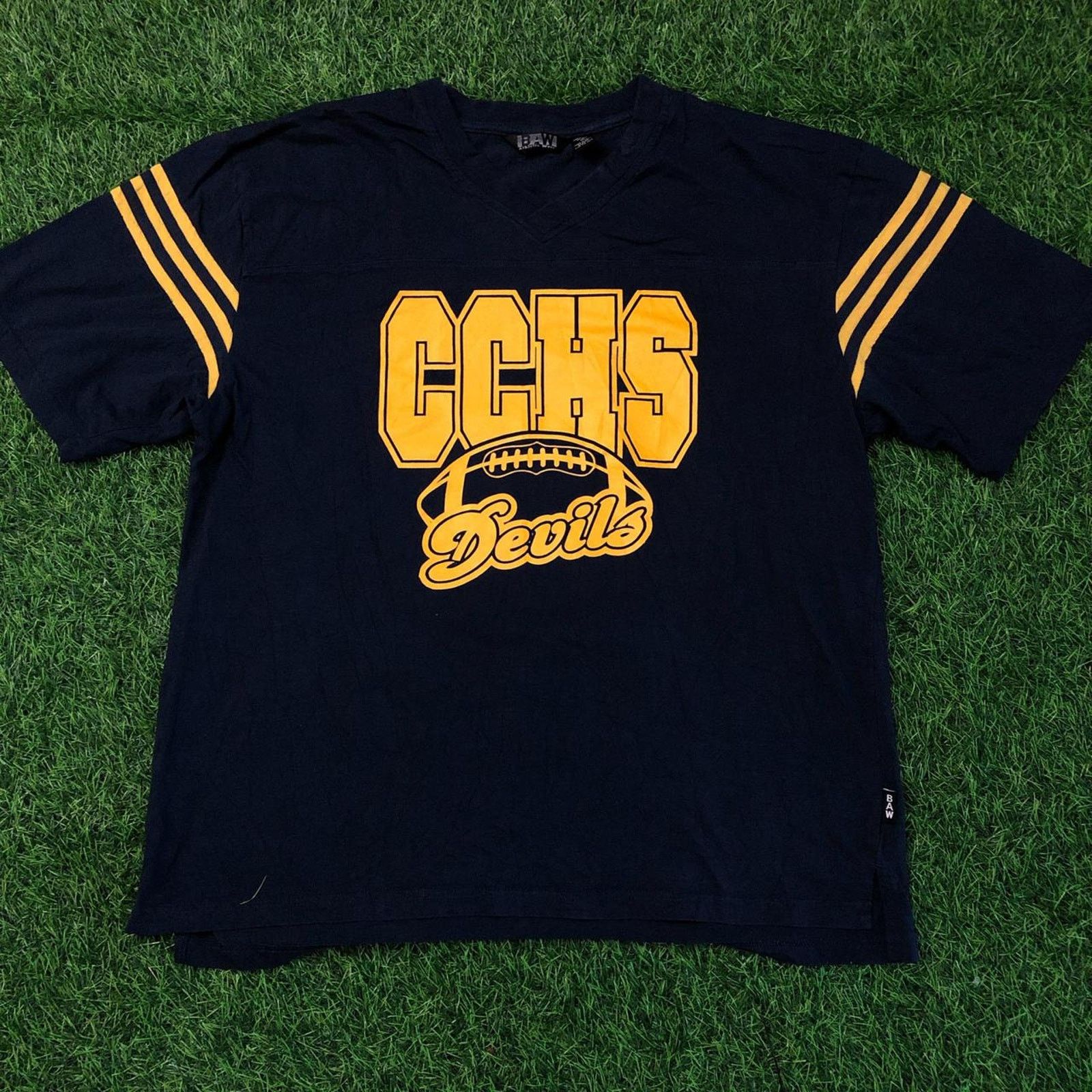 Other Navy CCHS Devils Football Graphic Number Tee Size US XL / EU 56 / 4 - 1 Thumbnail