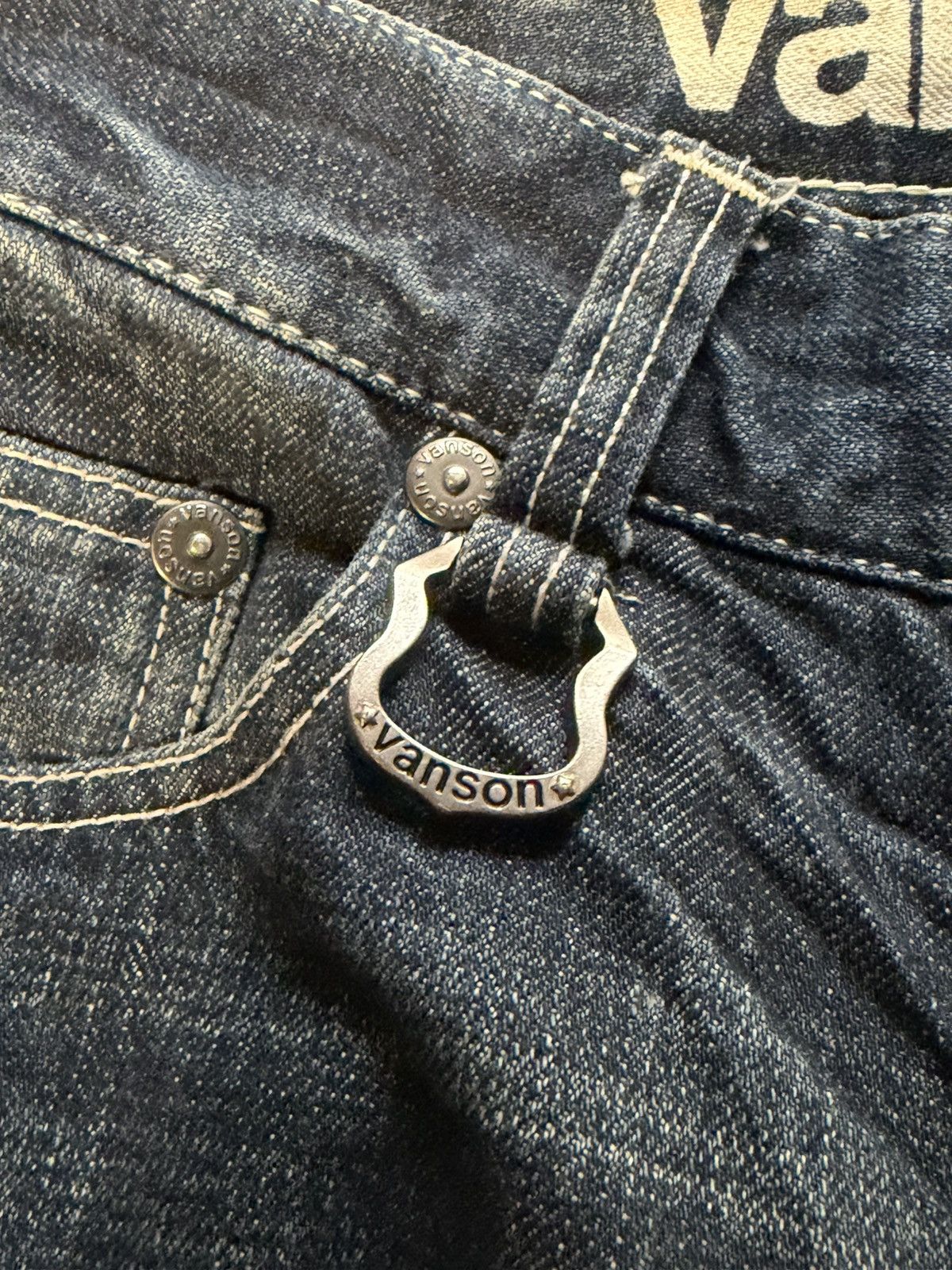Vanson Leathers Vanson leathers rare embroidered skull denim 30 Size US 30 / EU 46 - 6 Thumbnail