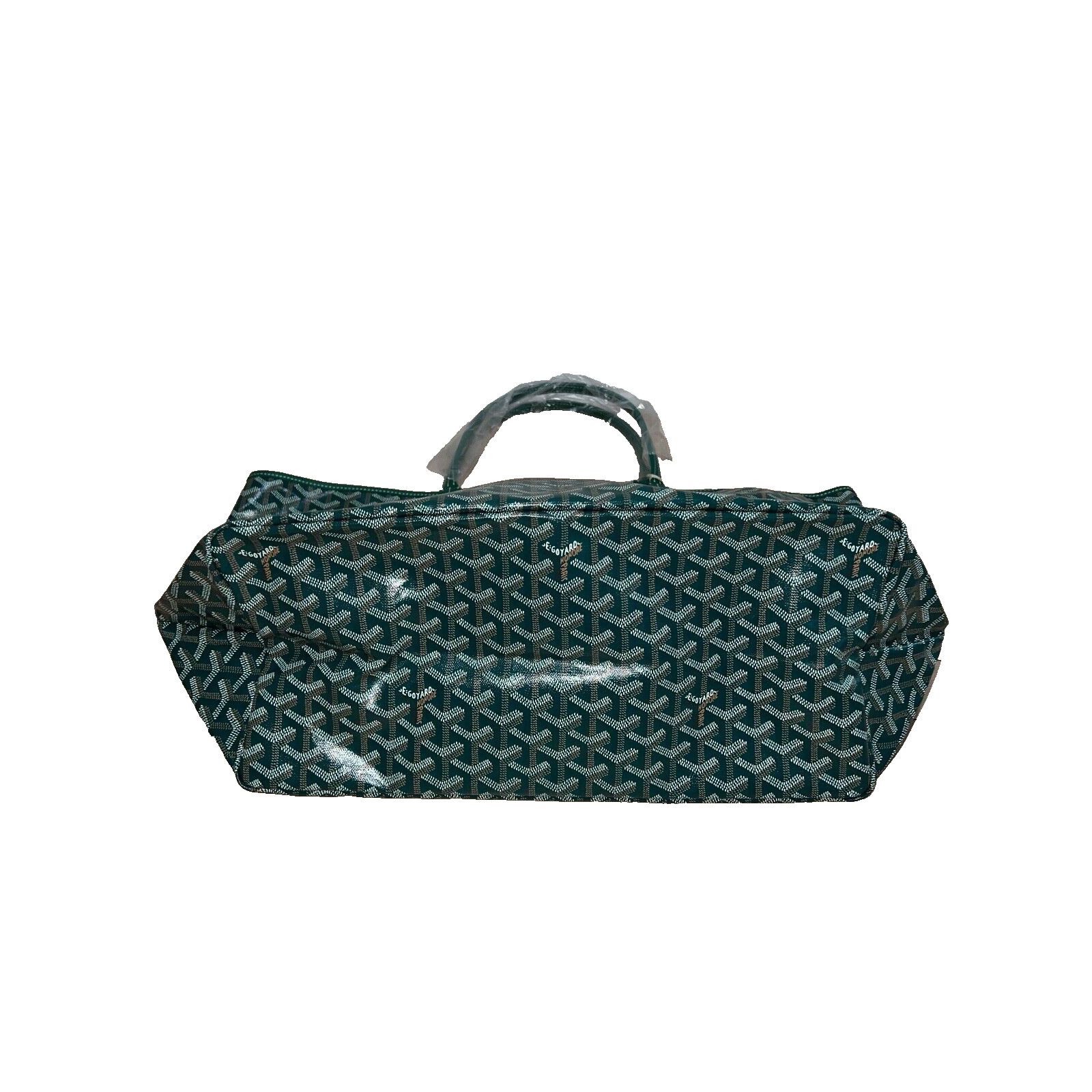 Goyard Goyard Green Goyardine Wallet Pouch Tote Handle Shoulder Bag Size ONE SIZE - 12 Thumbnail