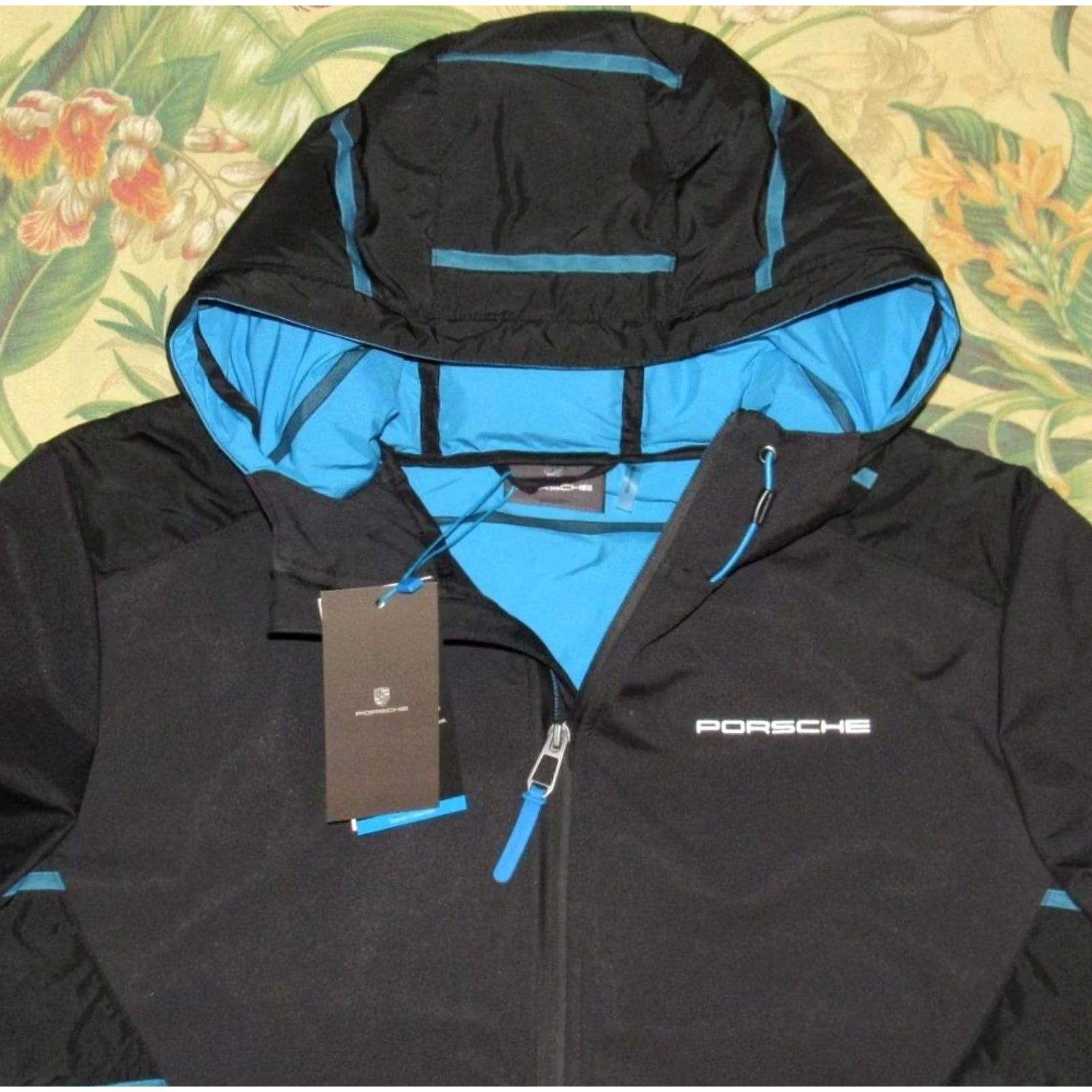 Vintage Porsche Taycan Collection Black Waterproof Jacket Small NWT Mens XS/S? Size US S / EU 44-46 / 1 - 2 Thumbnail
