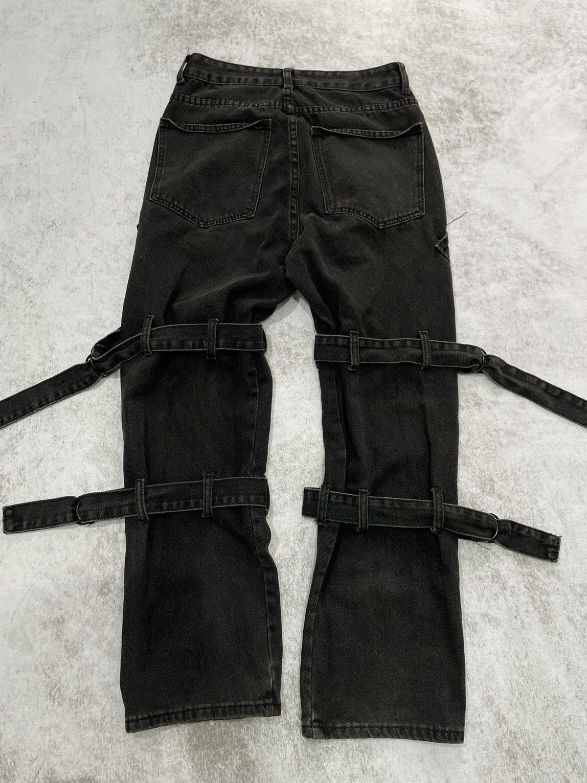 Hysteric Glamour 2000 s japan bondage denim pants y2k style Size US 29 - 5 Thumbnail
