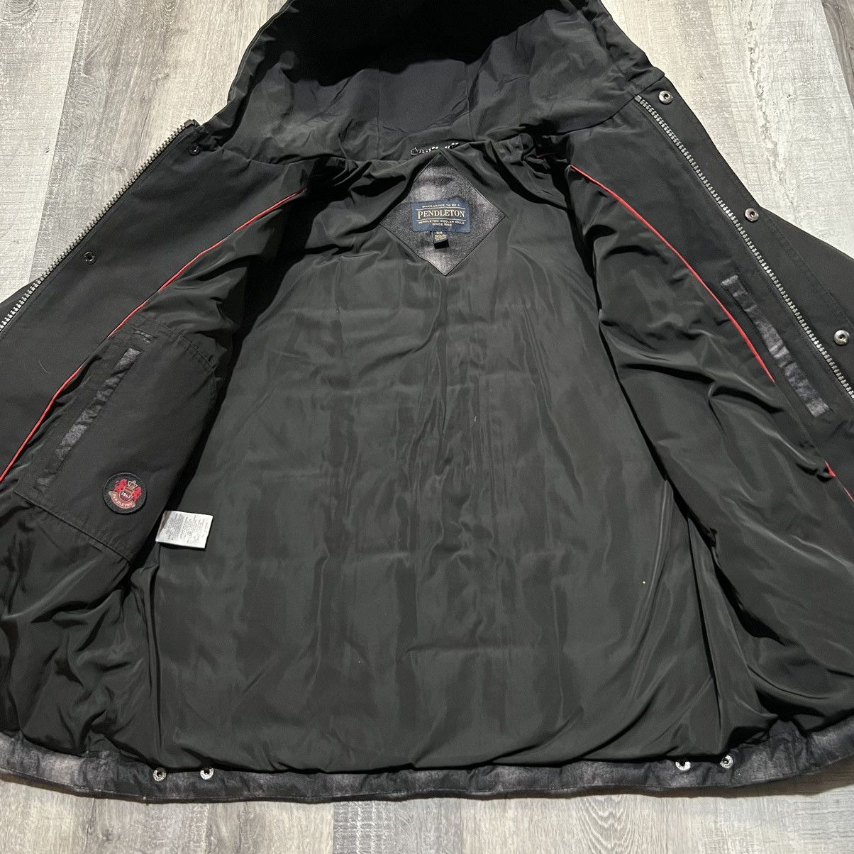 Pendleton Pendleton 650 Fill Duck Down Black/Grey Shadow Plaid Jacket Size US M / EU 48-50 / 2 - 5 Thumbnail
