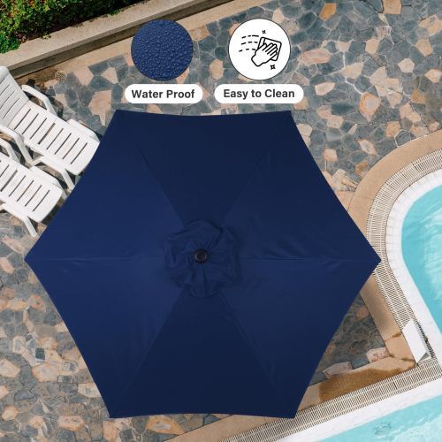 Designer × Homemade 7.5ft Patio Outdoor Table Market Yard Umbrella with Push But Size US L / EU 52-54 / 3 - 4 Thumbnail