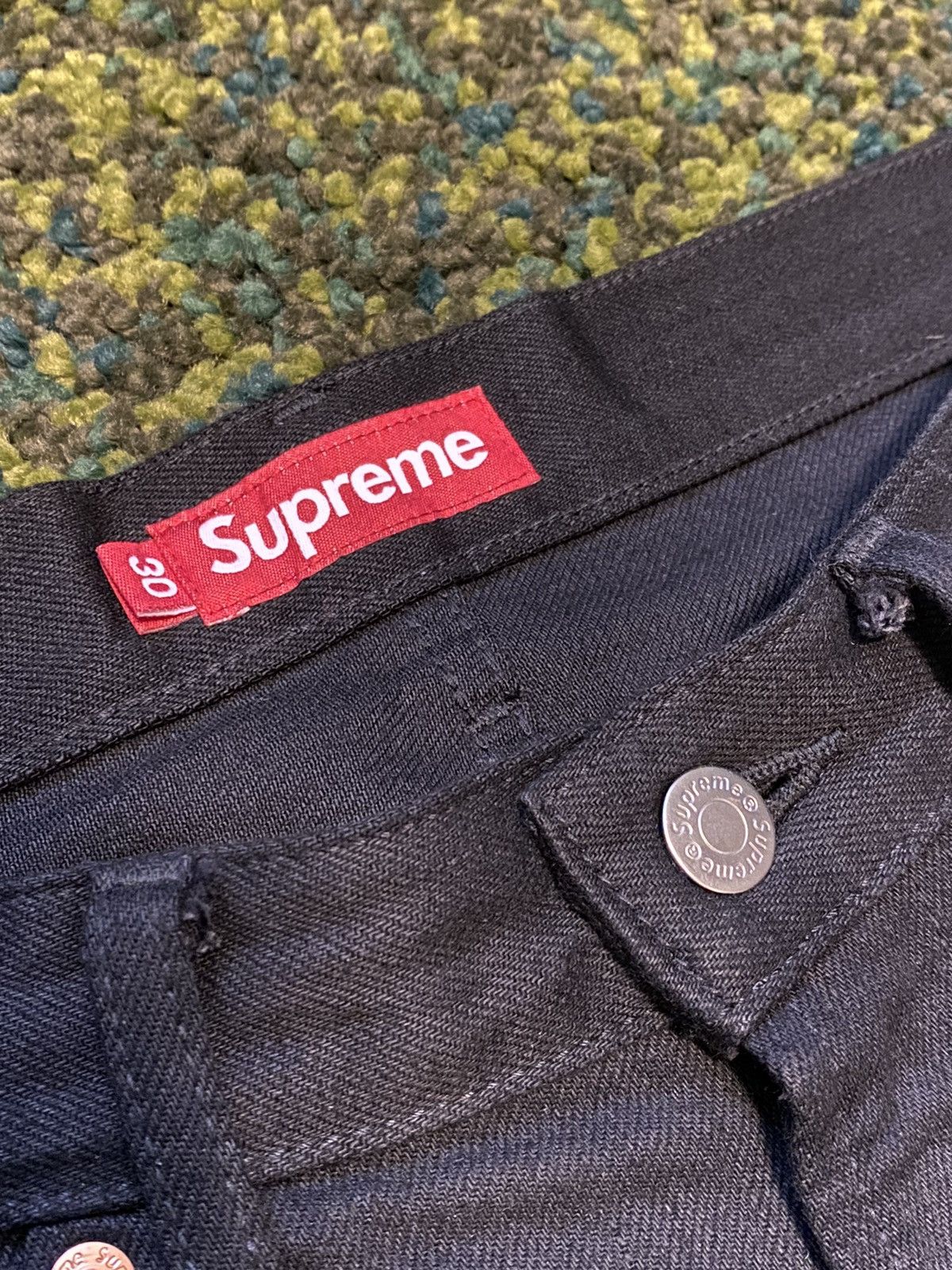 Supreme Rigid Baggy Selvage Jean Size US 30 / EU 46 - 3 Thumbnail