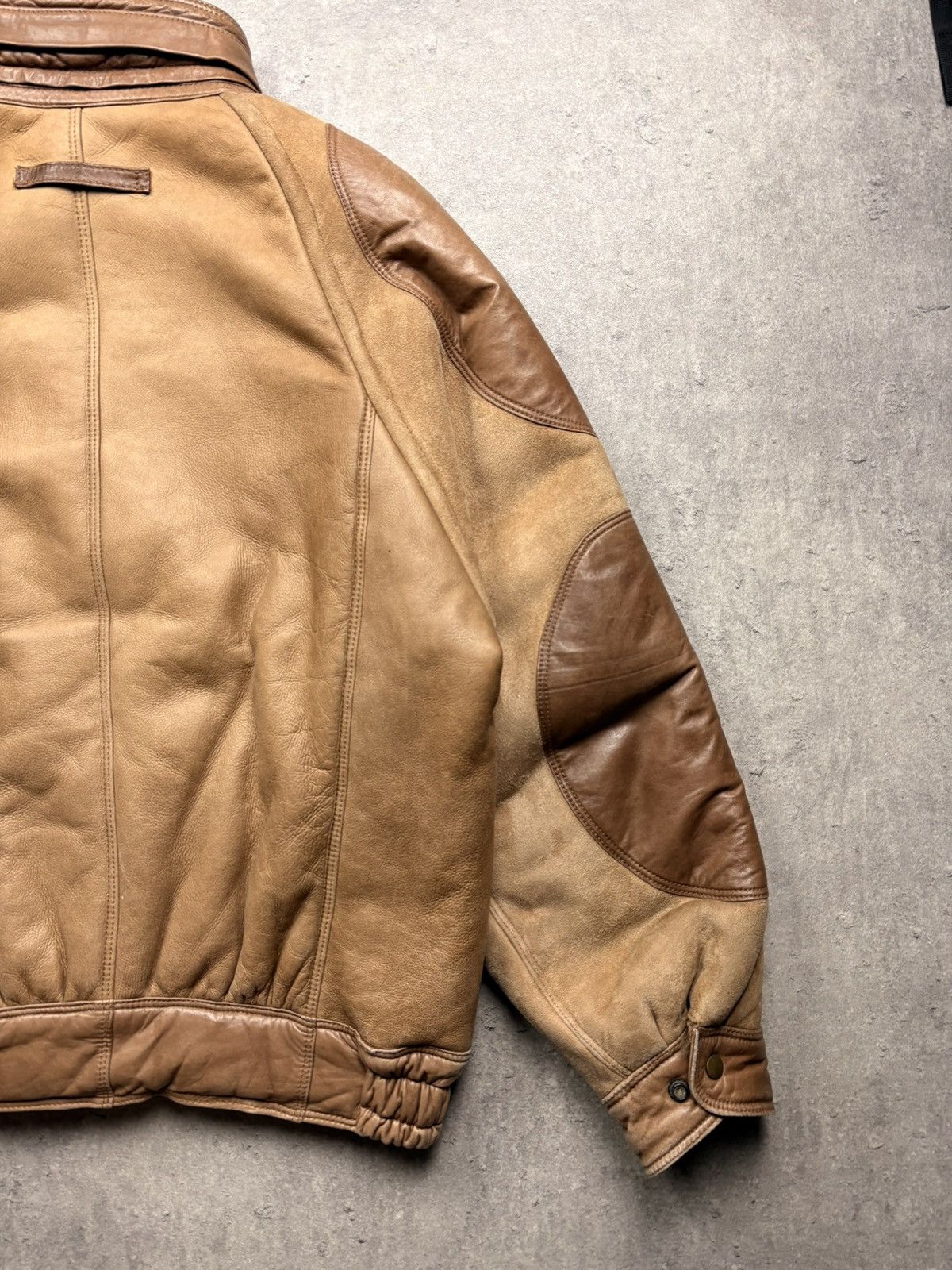 Japanese Brand Vintage Brown Leather Jacket – Classic Style streetwear y2k Size US L / EU 52-54 / 3 - 8 Thumbnail