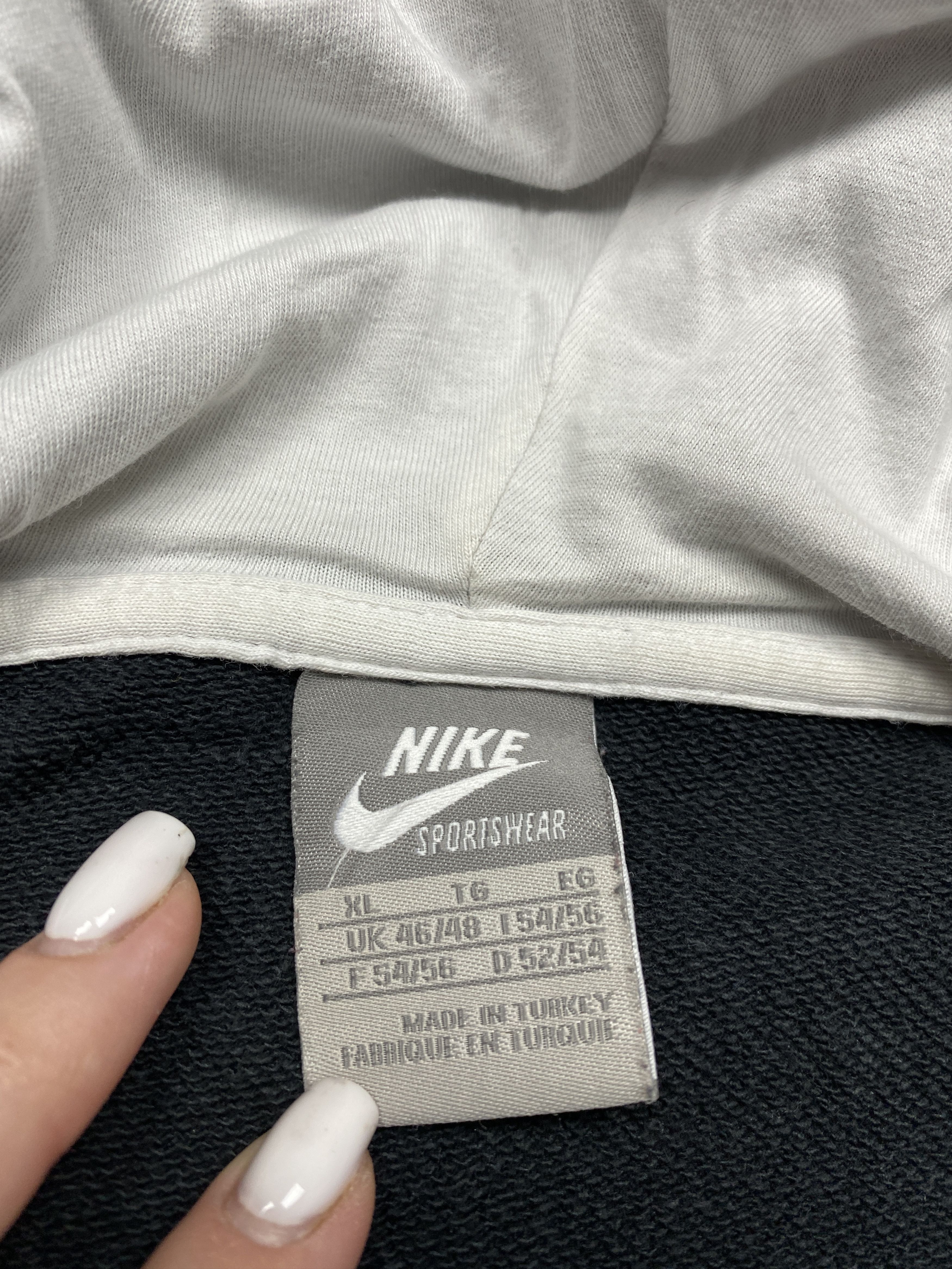 Nike × Vintage Nike Juventus Vintage Mens Hoodie Center Swoosh Size US XL / EU 56 / 4 - 8 Thumbnail