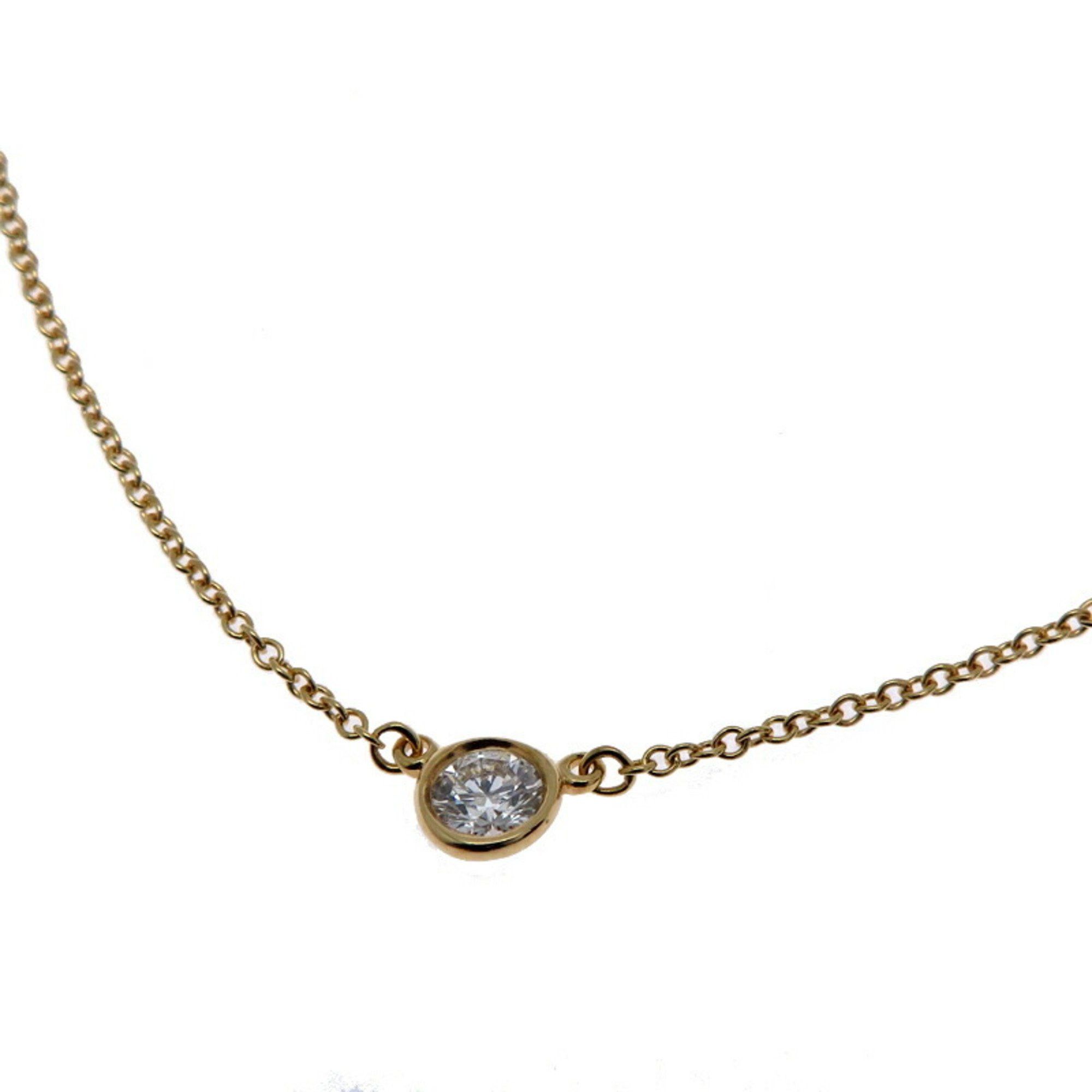 Tiffany & Co. Tiffany 0.19ct Diamond By the Yard Women's Necklace 750 Yellow Gold Size ONE SIZE - 1 Thumbnail