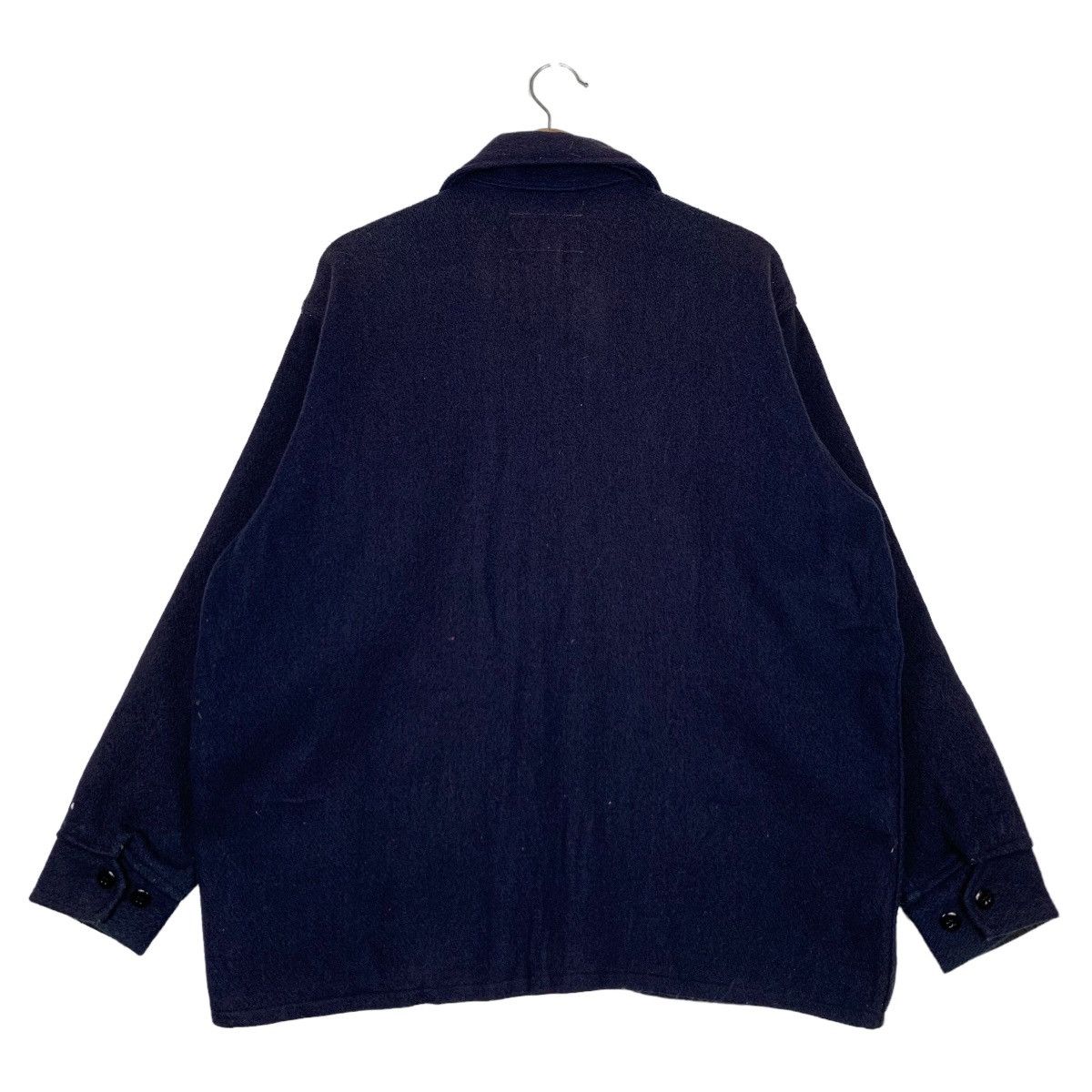 Vintage MELTON Outer Wear Four Pocket Wool Jacket #0256-C12 Size US XL / EU 56 / 4 - 8 Thumbnail