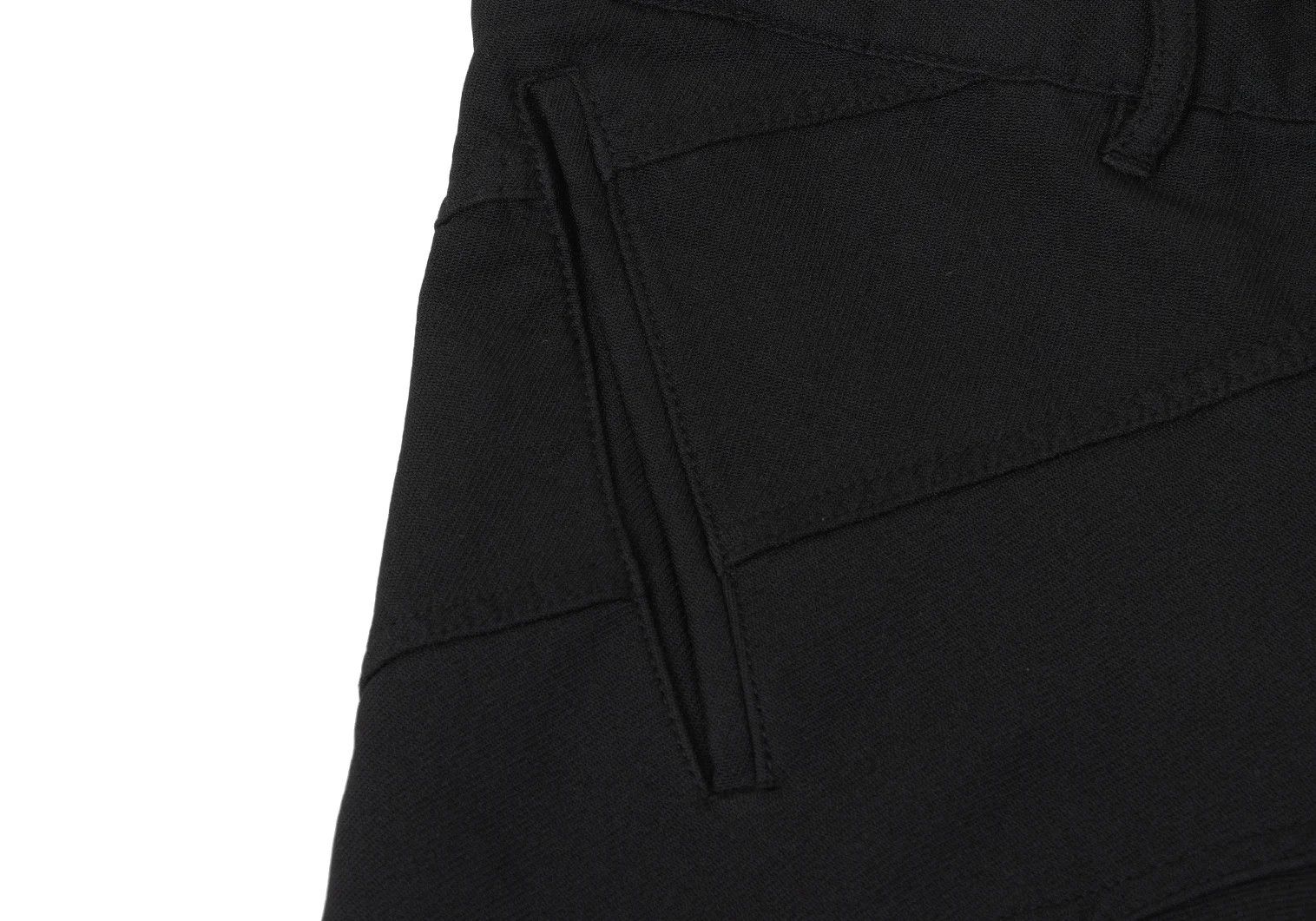 Comme des Garcons Homme Plus Polyester Twist Pants in Black, Size XS Size US 30 / EU 46 - 4 Thumbnail