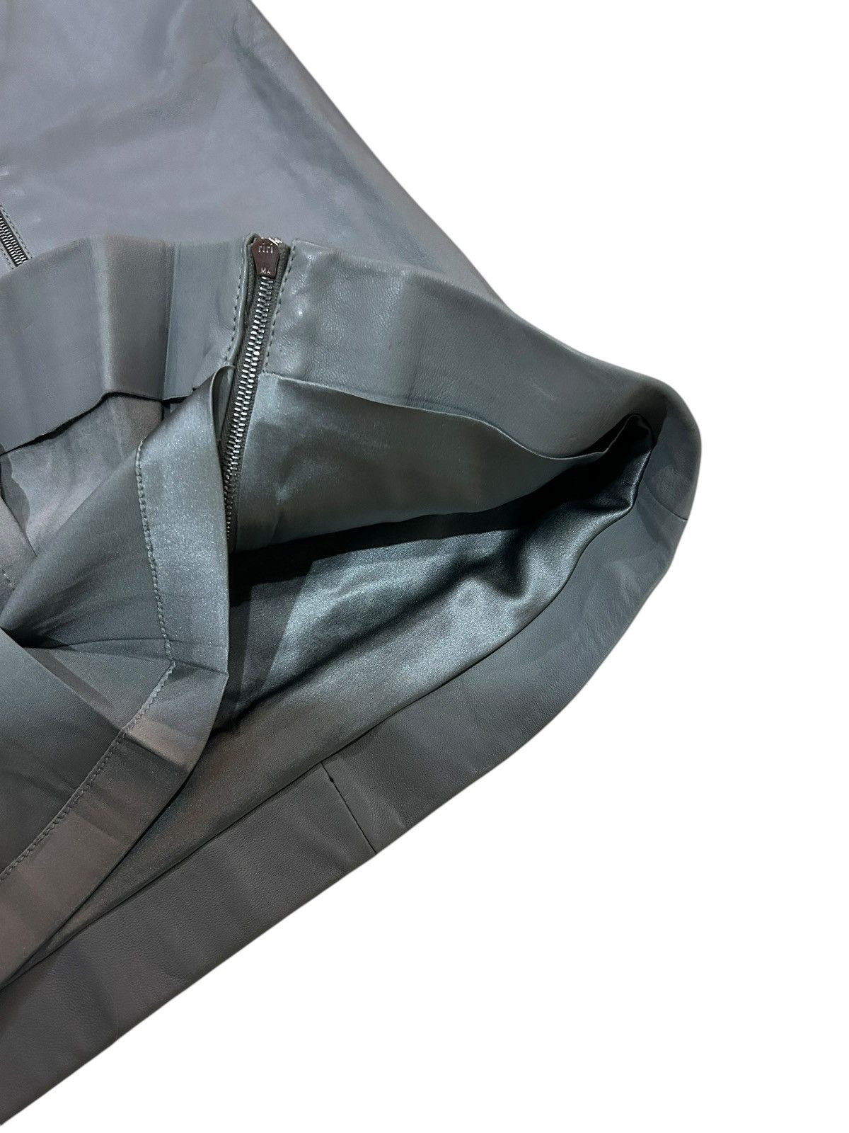 Dior F/W 04 Hardcore Zip Leather Skirt Size 27" / US 4 / IT 40 - 10 Thumbnail
