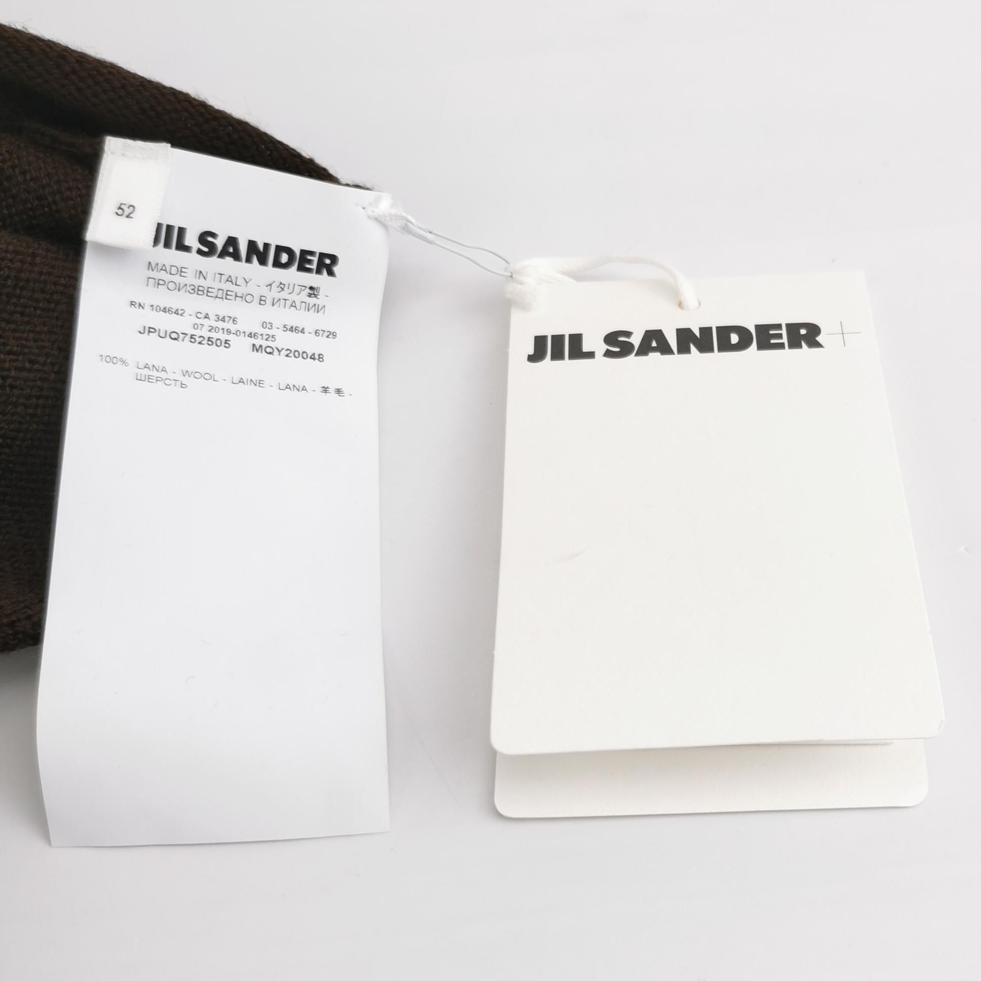 Jil Sander JIL SANDER JIL SANDER Wool Solid Color Round Neck Sweater Size US L / EU 52-54 / 3 - 3 Thumbnail
